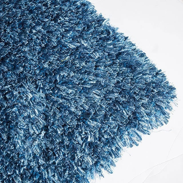Alfombra de área Annmarie Blue de 5' X 8'