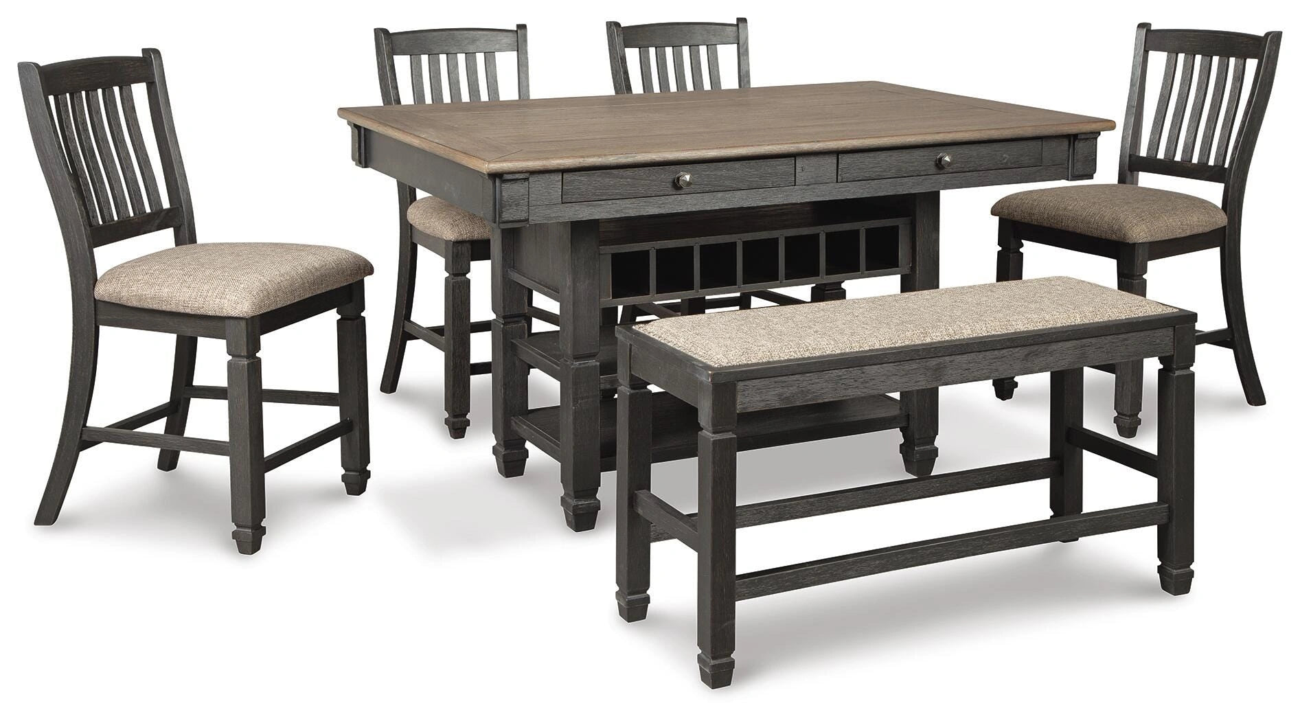 Juego de comedor a la altura de mostrador Tyler Creek