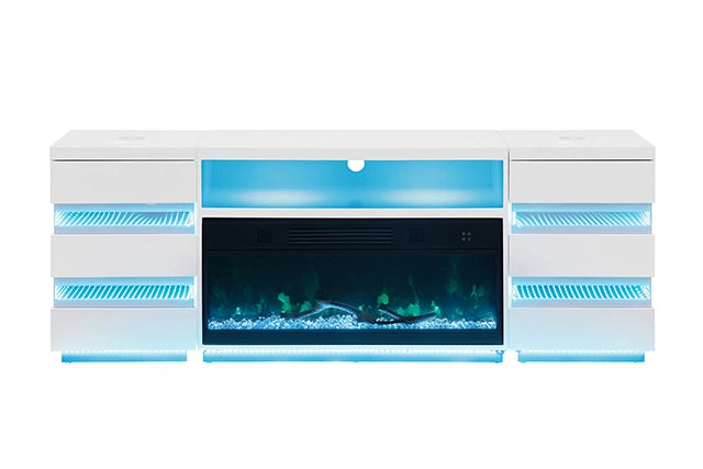 Mueble para TV Terni con chimenea