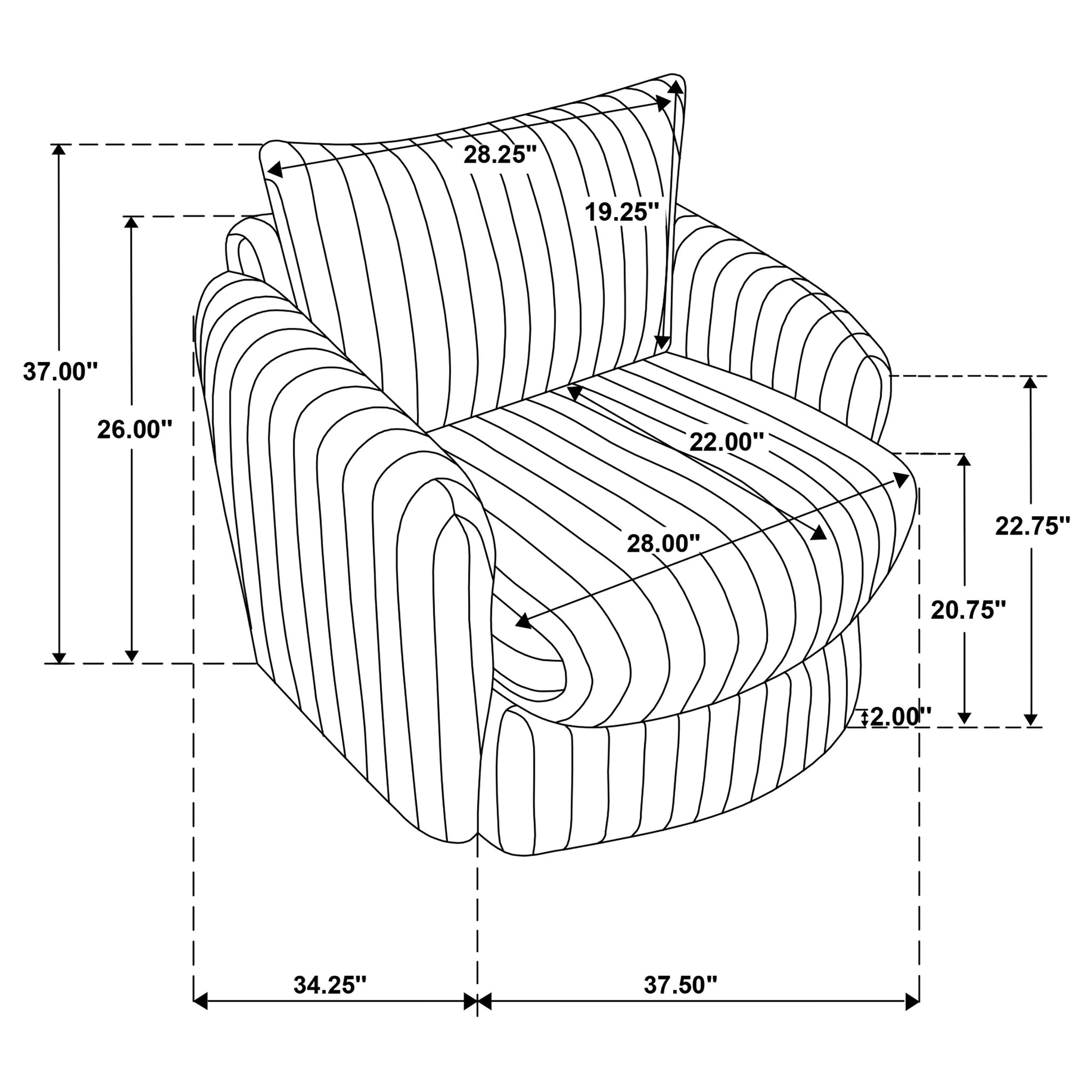Sillón Giratorio Sarco