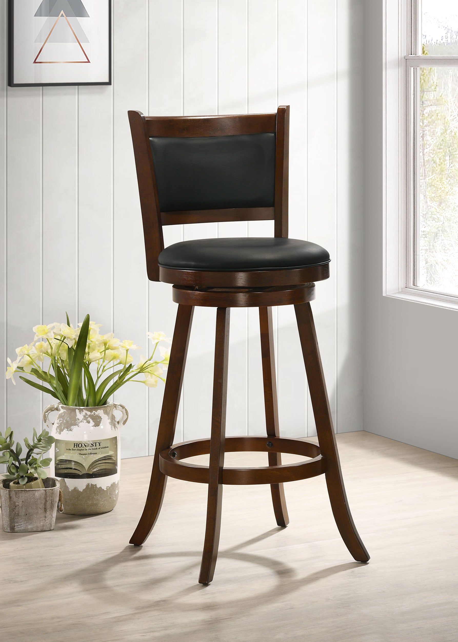 Silla de bar giratoria Broxton