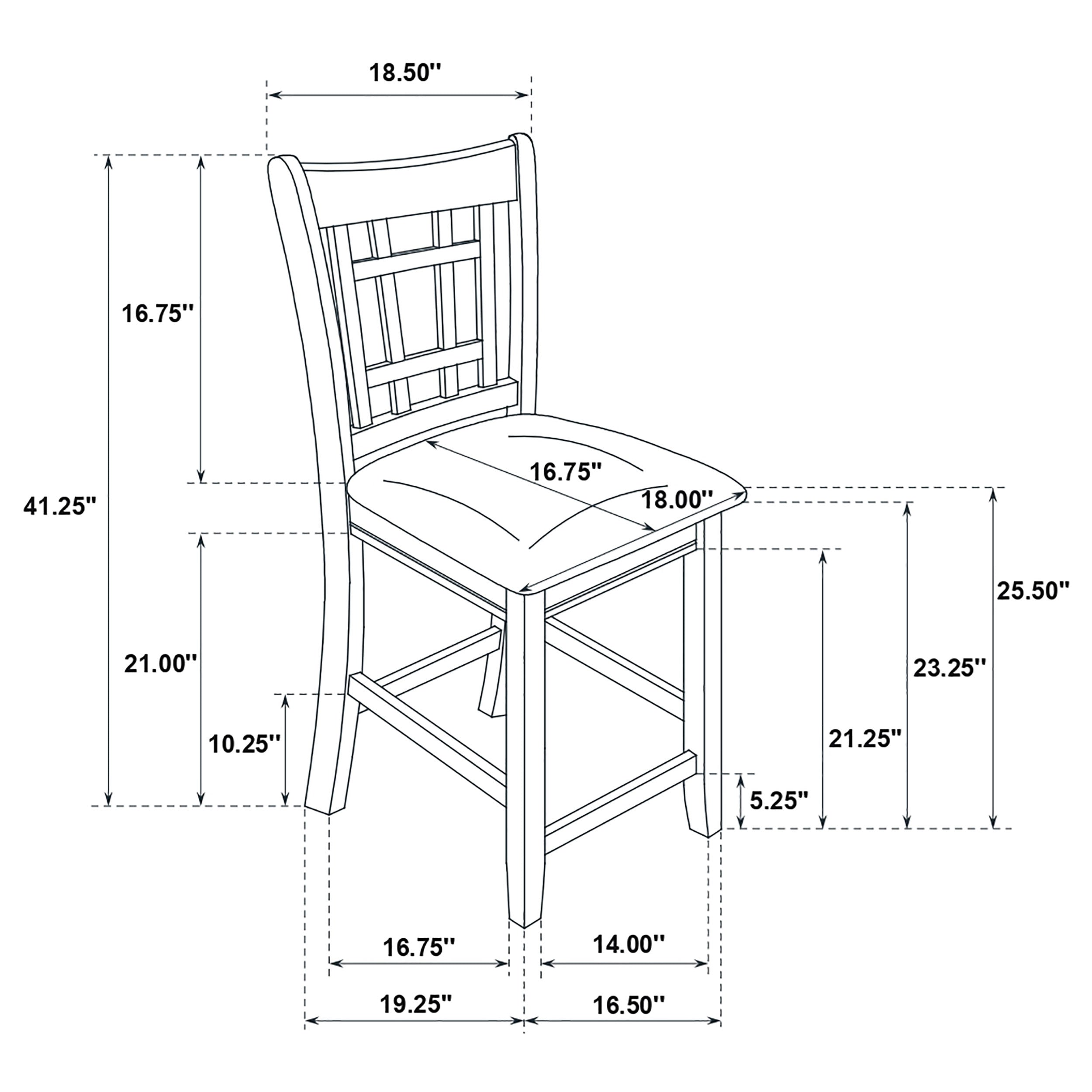 Juego de comedor Lavon de altura de mostrador