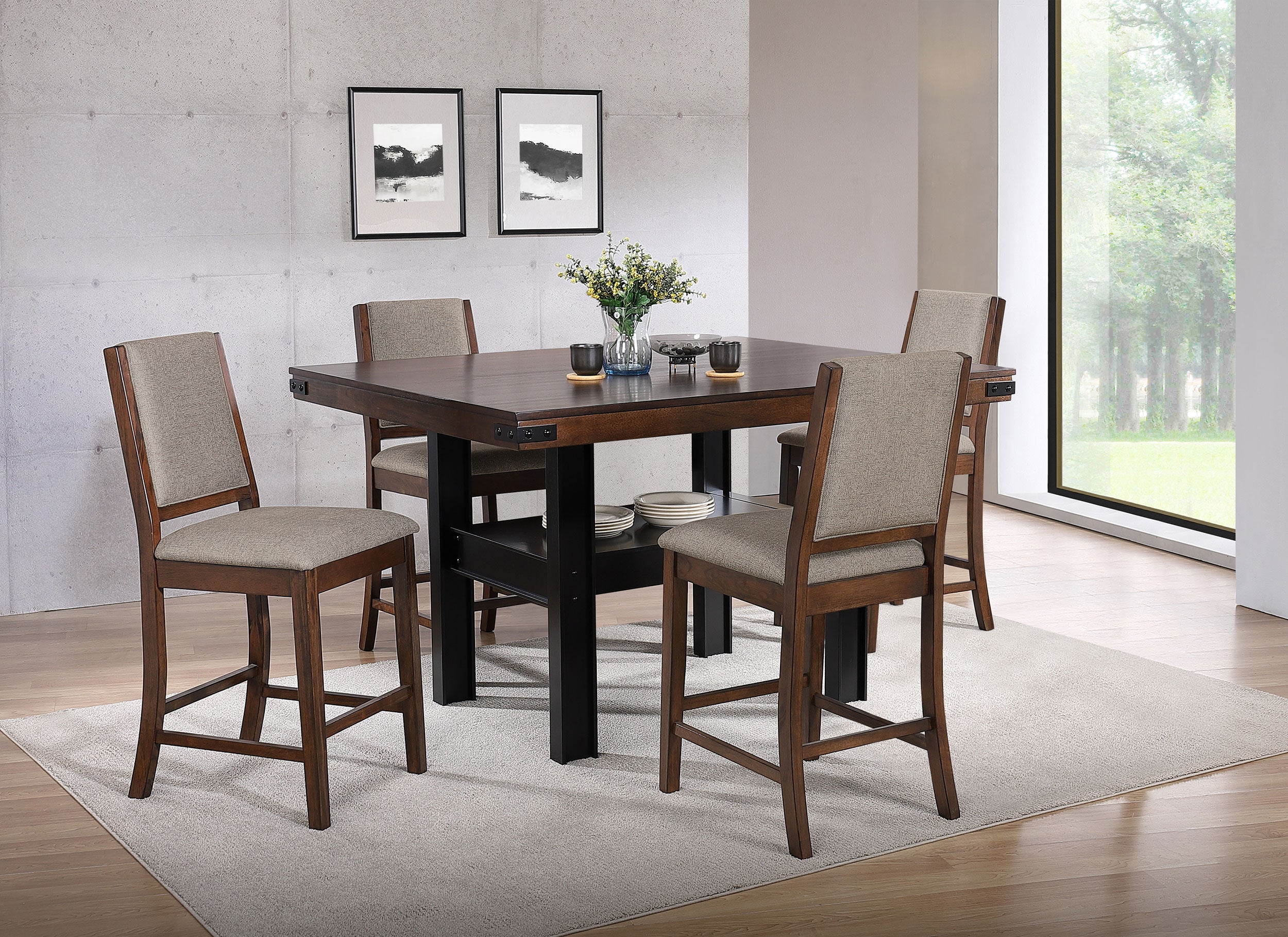 Juego de comedor Patterson de altura de mostrador