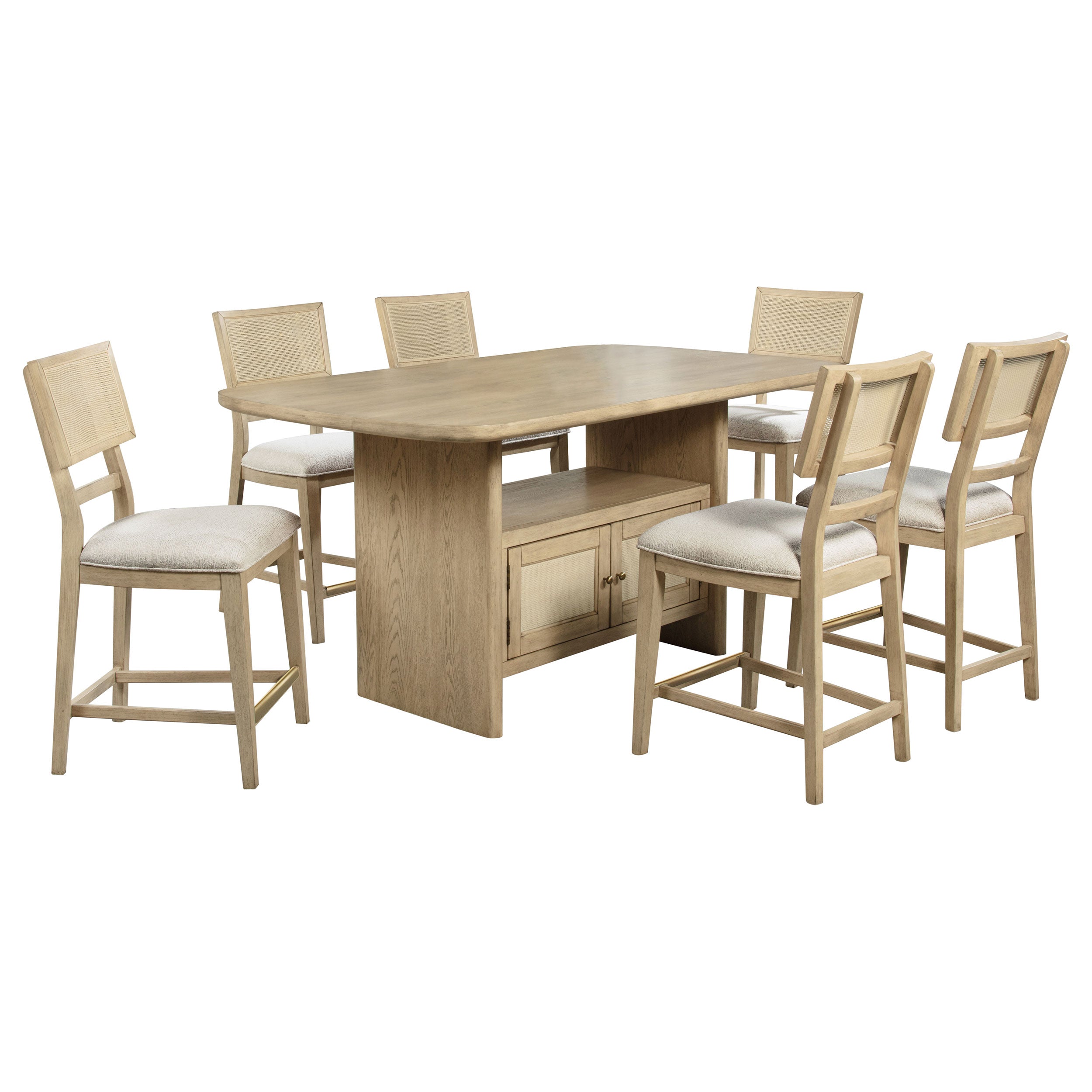 Juego de comedor a altura de mostrador Kailani