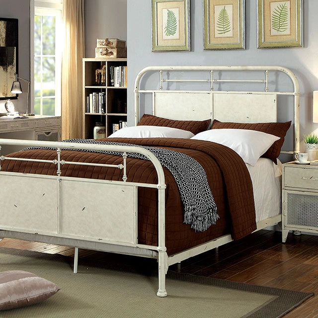 Haldus Cal.King, E.King, & Twin Bed Blanco, Marfil y Rojo