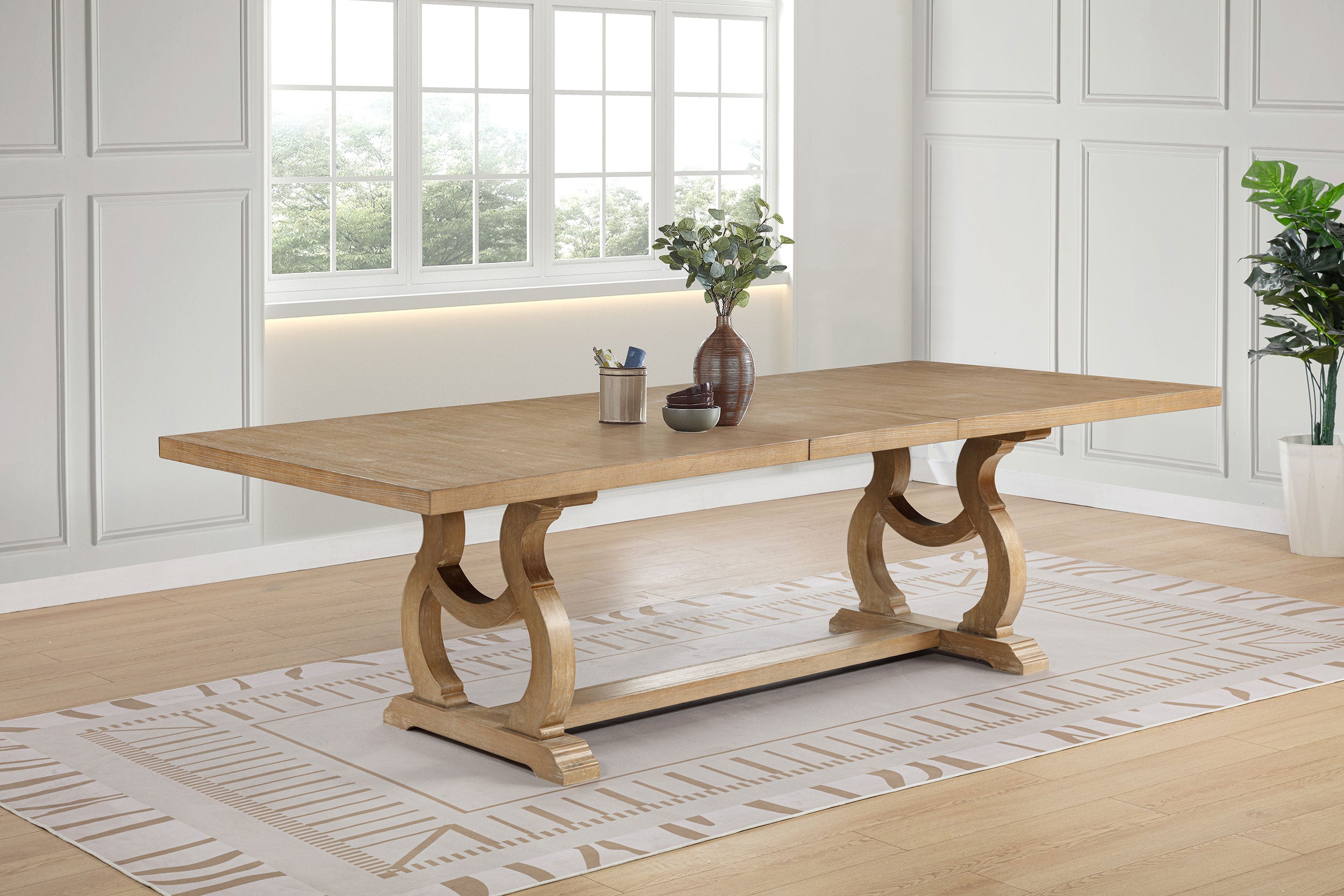 Mesa de comedor extensible Brockway