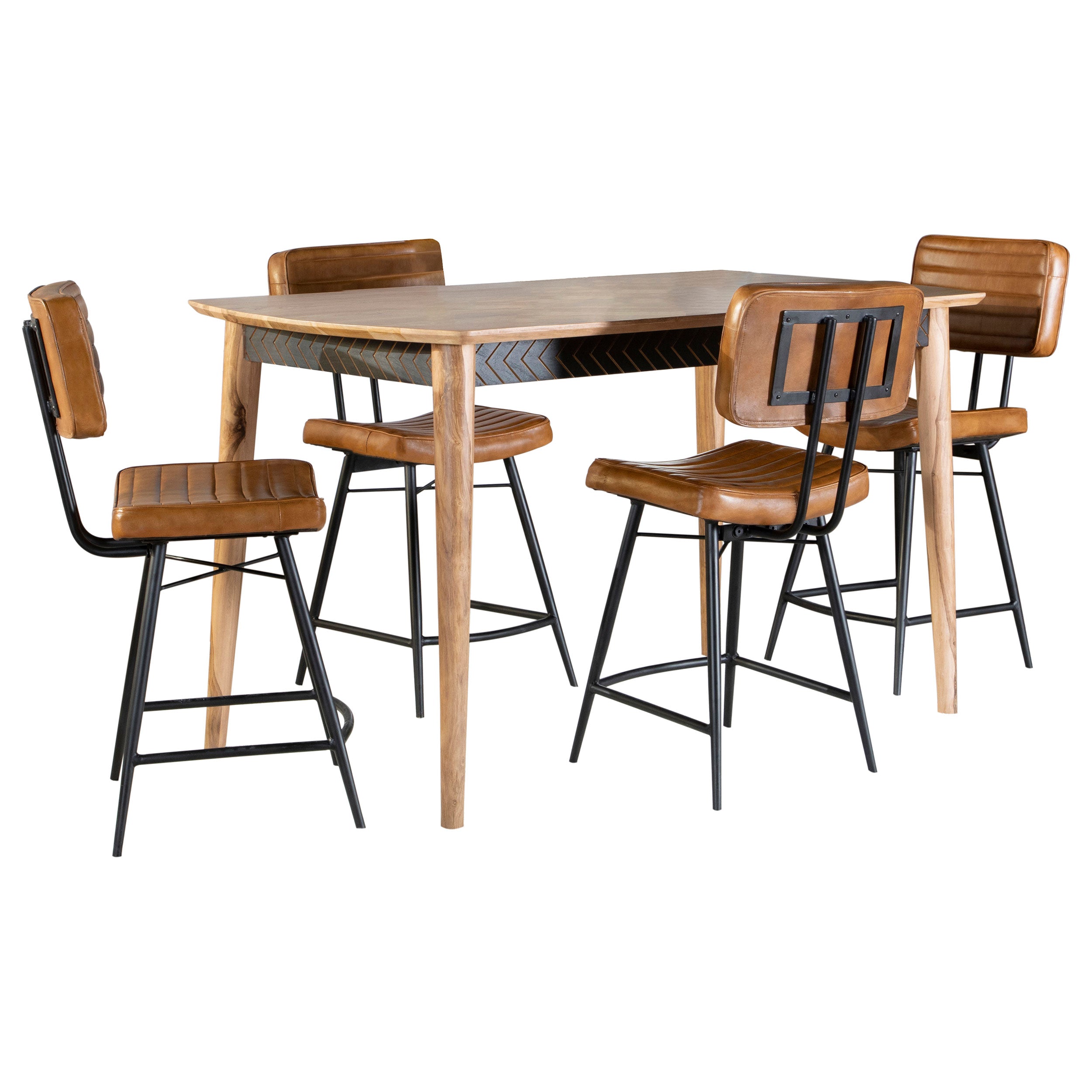 Juego de comedor a la altura de mostrador Partridge