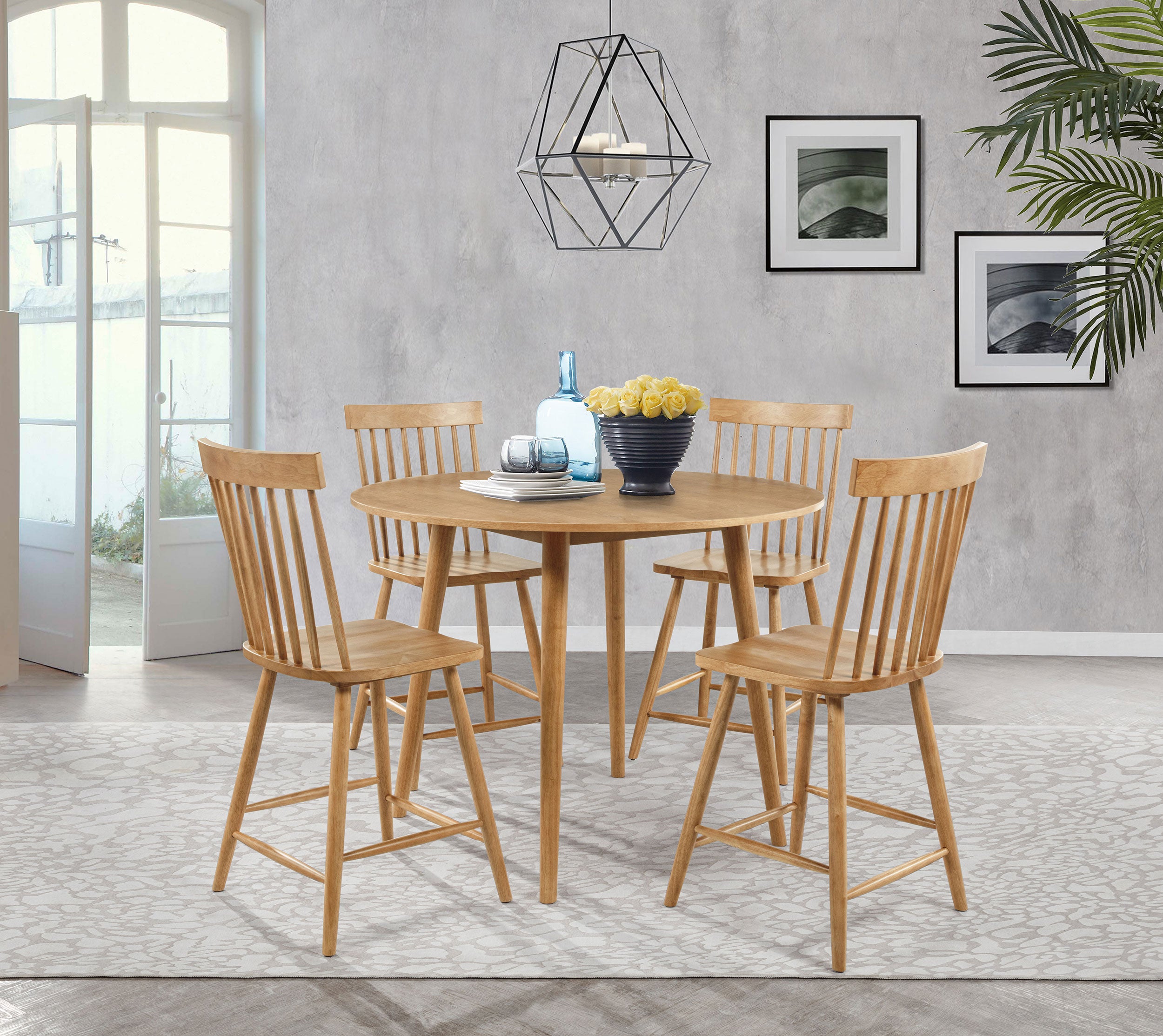 Juego de comedor Andrews a la altura de la encimera