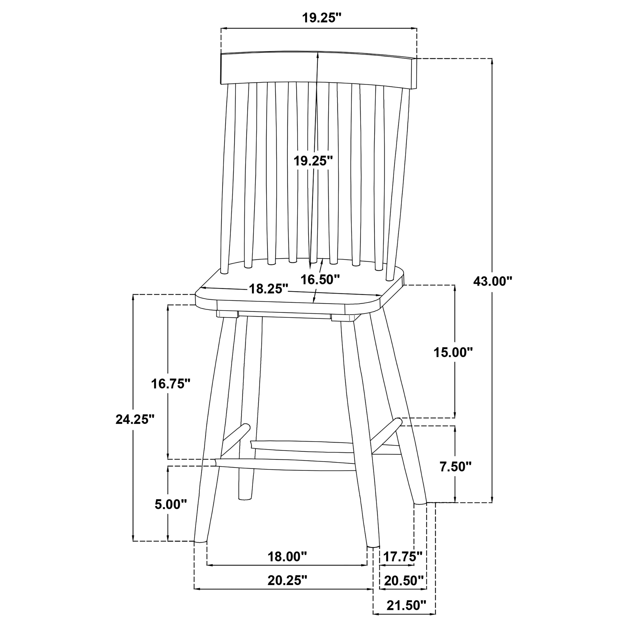 Silla de mostrador Andrews