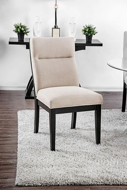 Silla Jasmin blanca/negra (2/caja)