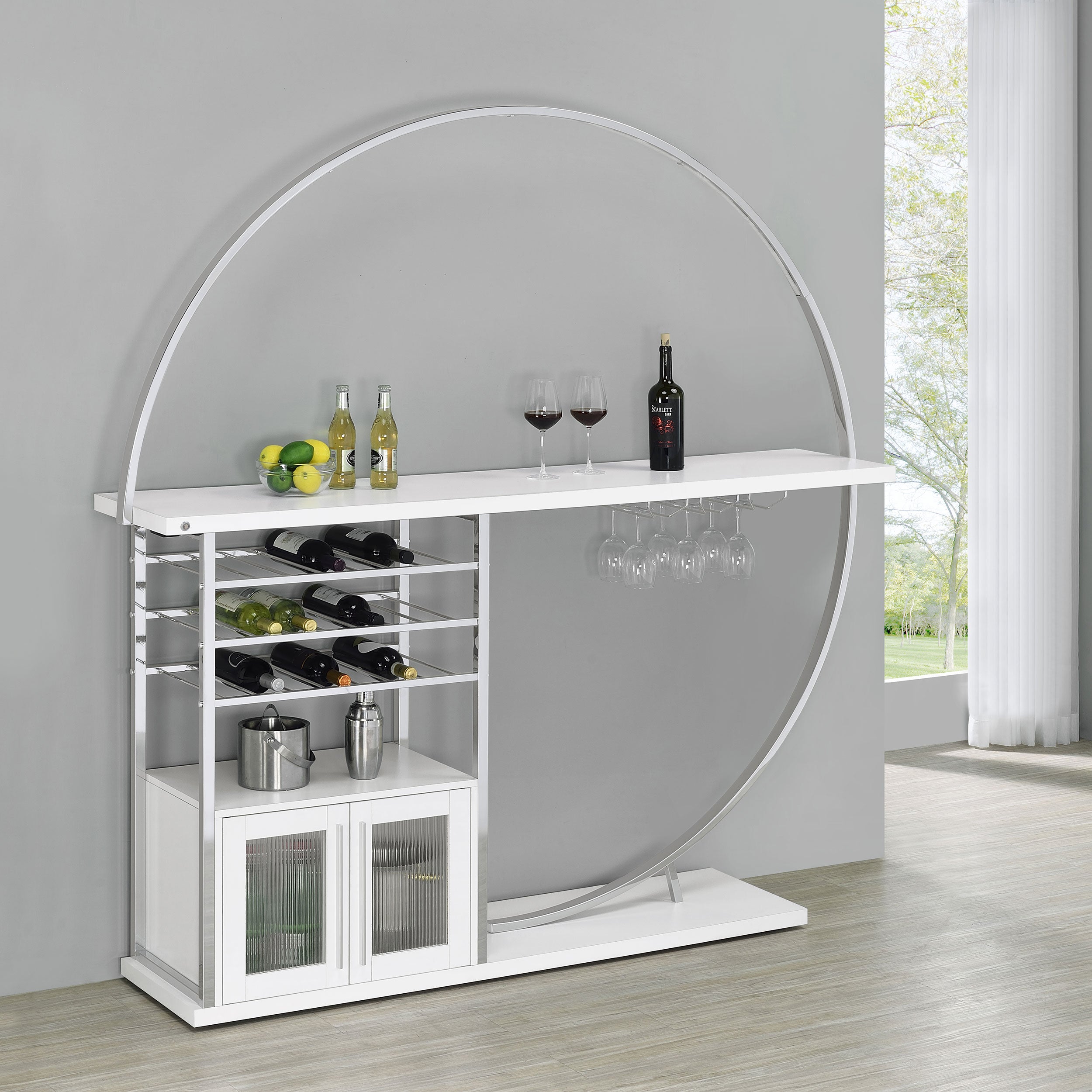 Risley Wine Cabinet with LED Lighting