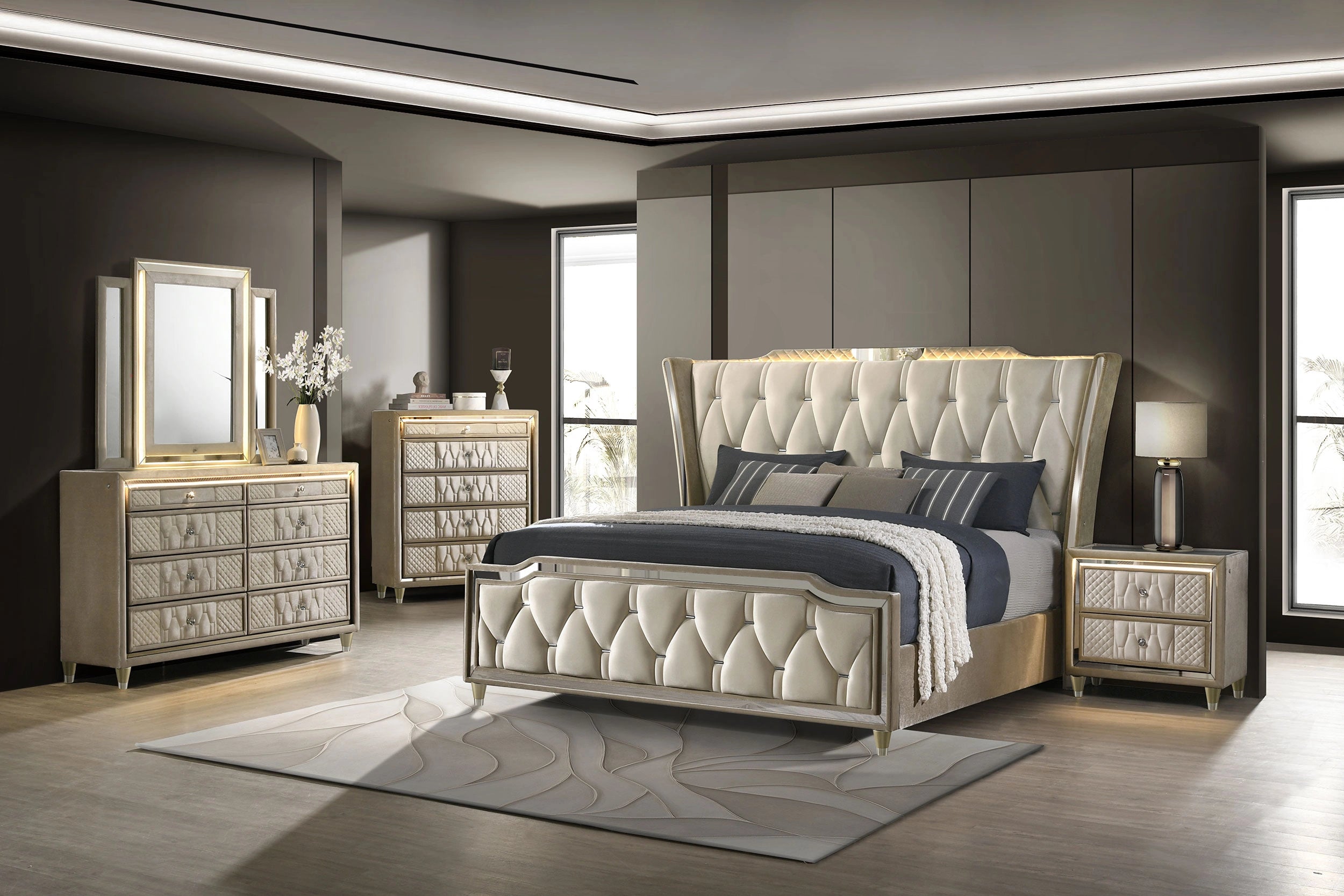 Lorient Chest of Drawers with LED Lighting