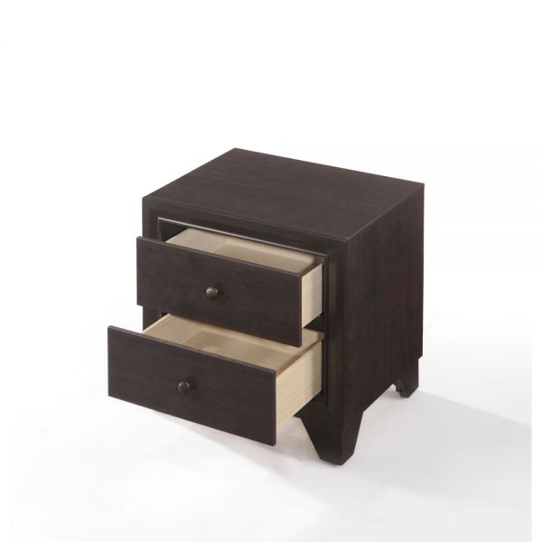 Mesa de noche Madison color espresso