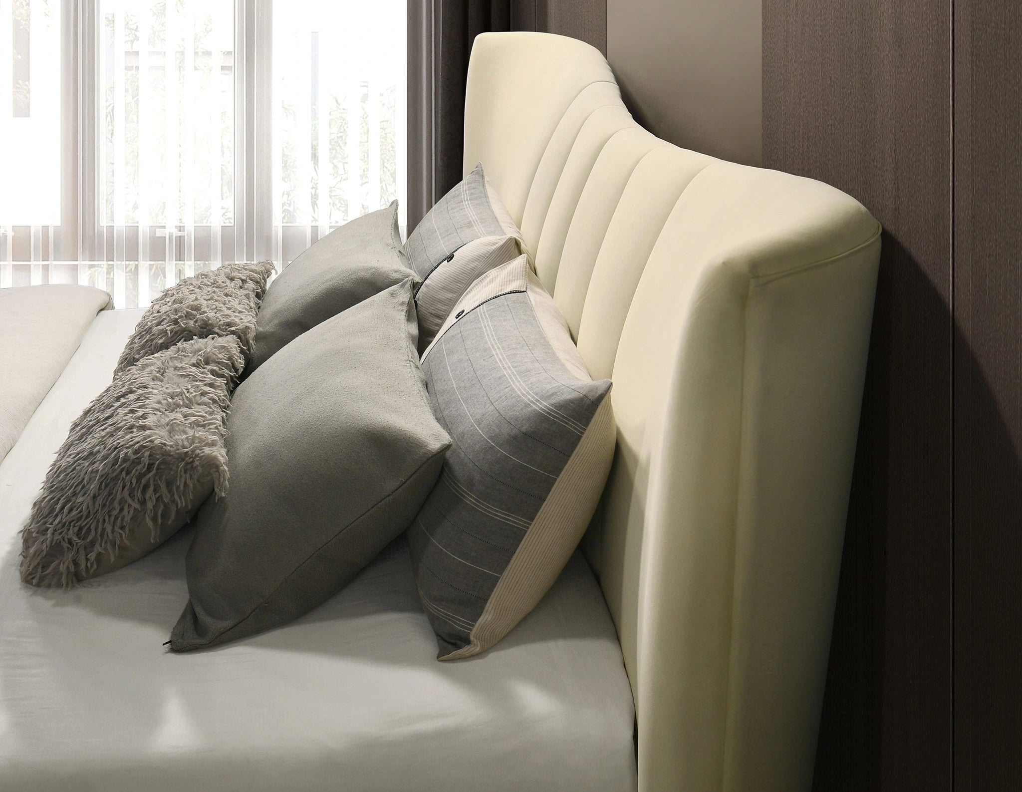 Evelyn Panel Platform Bed