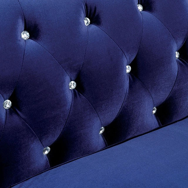Sillón Jolanda Azul y Gris