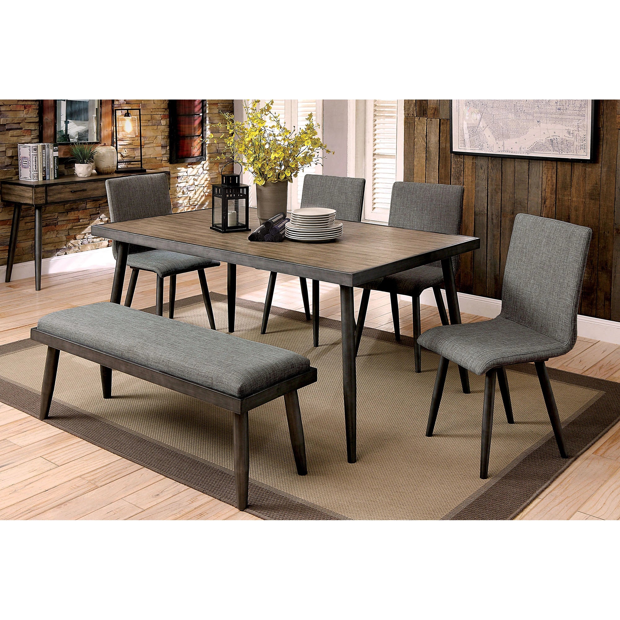 Mesa de comedor Vilhelm I Gray