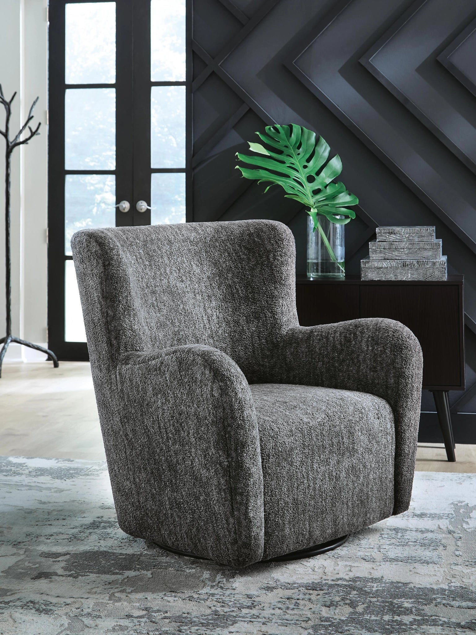 Sillón Giratorio y Reclinable de Acento Rowenburg