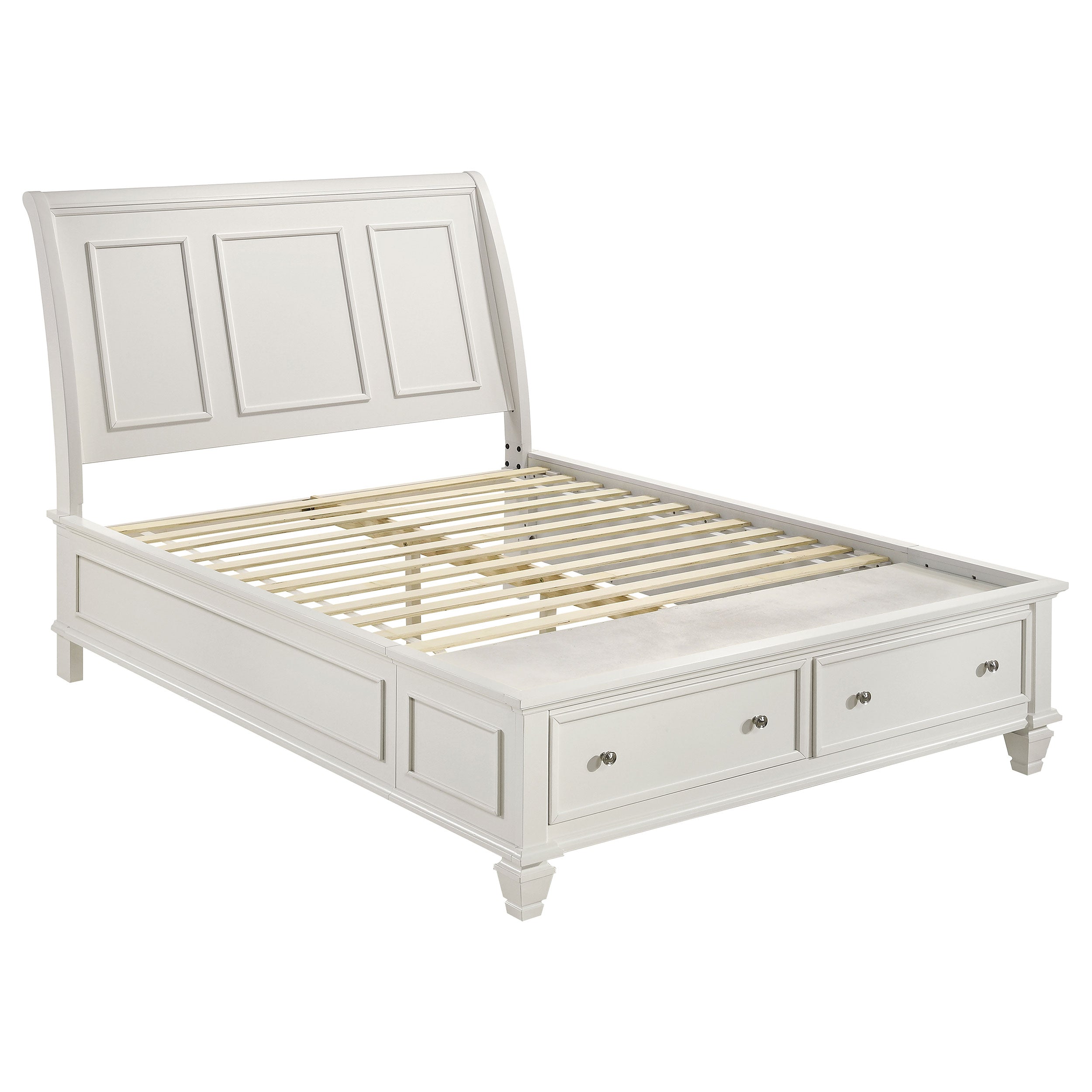 Cama con Plataforma y Almacenamiento Panel Sandy Beach