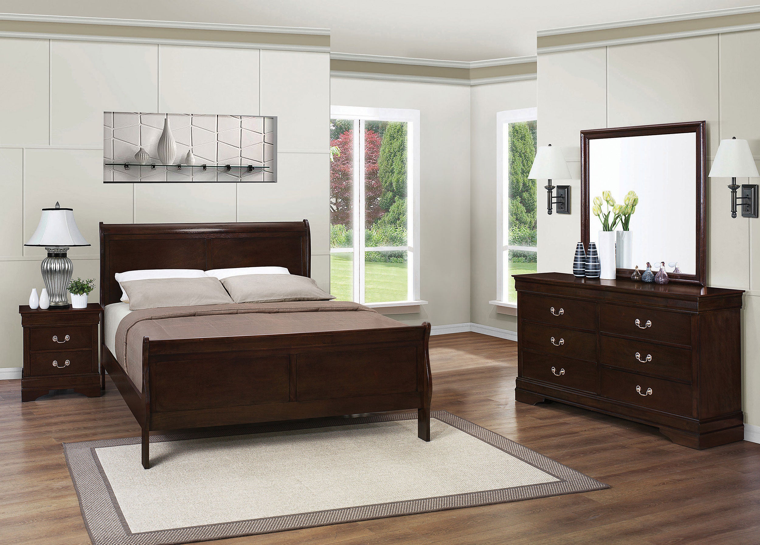 Juego de dormitorio Luis Felipe