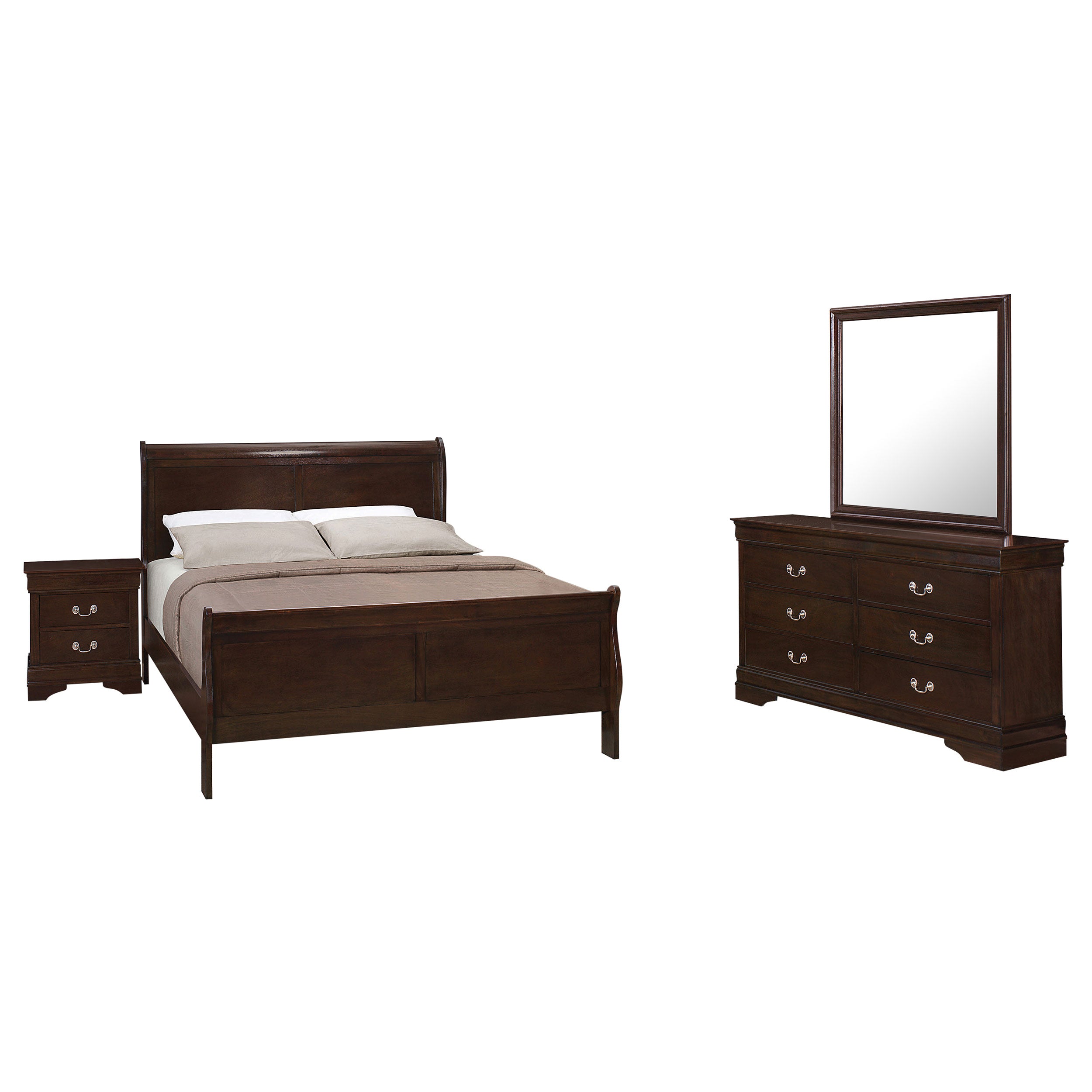Juego de dormitorio Luis Felipe