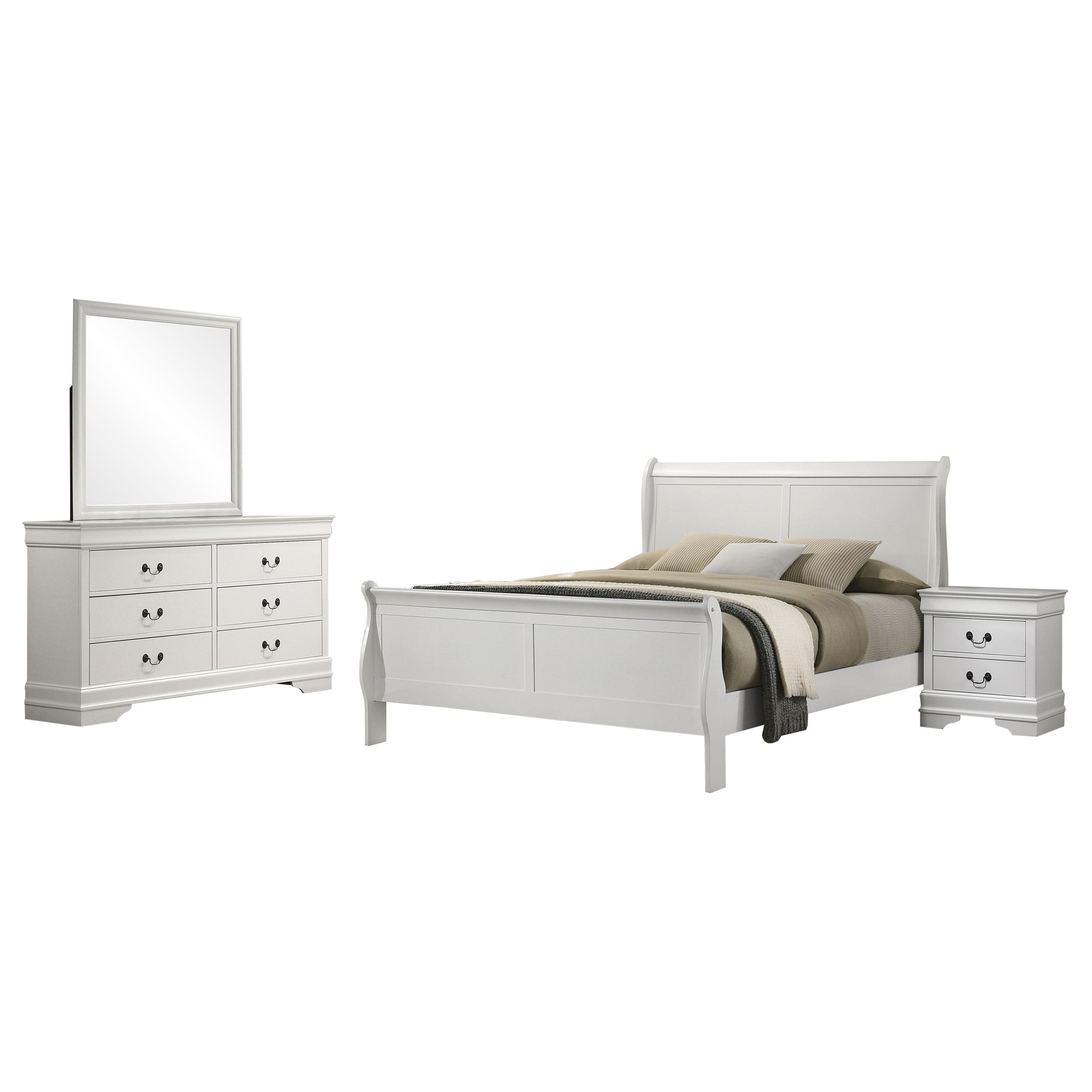 Louis Philippe Bedroom Set