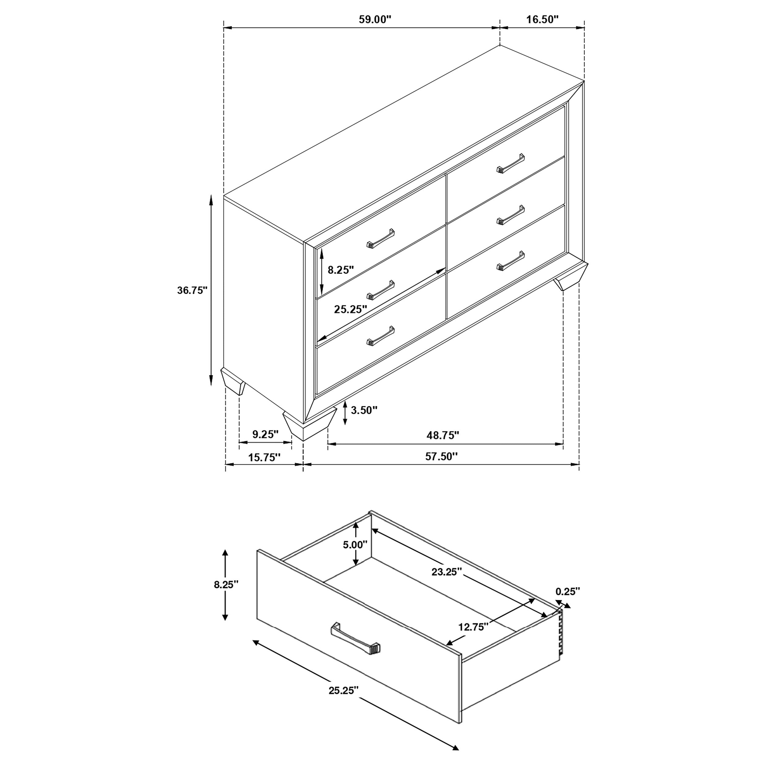 Juego de dormitorio Kauffman