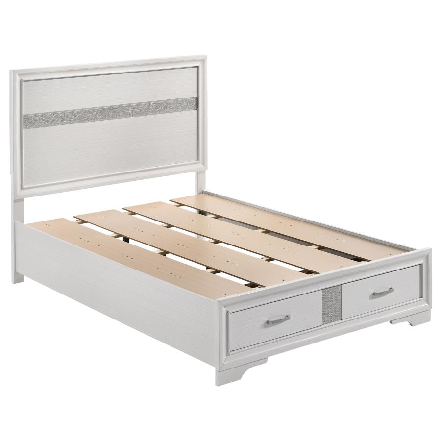 Cama con almacenaje Miranda Blanca