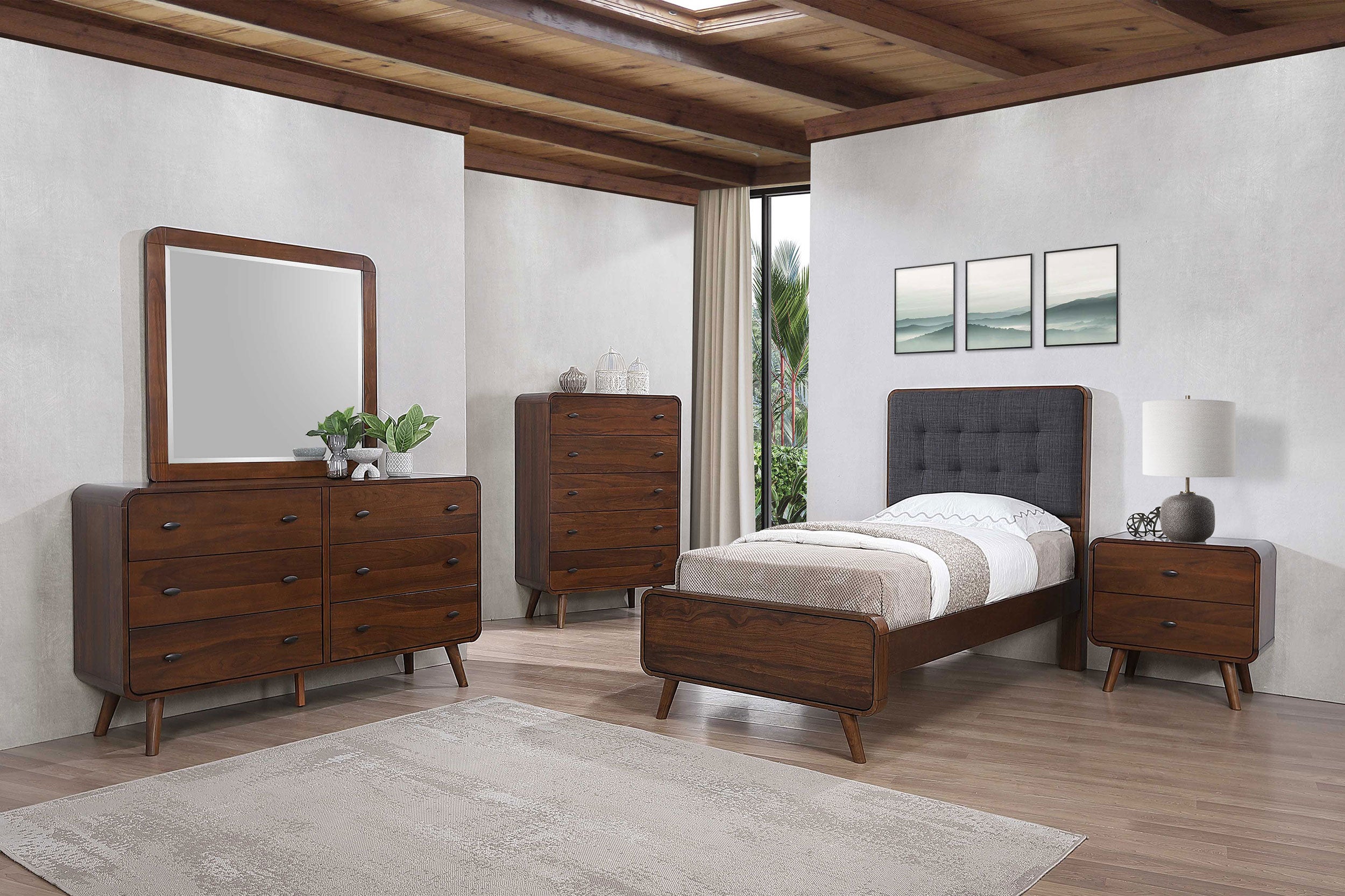 Robyn Panel Platform Bed