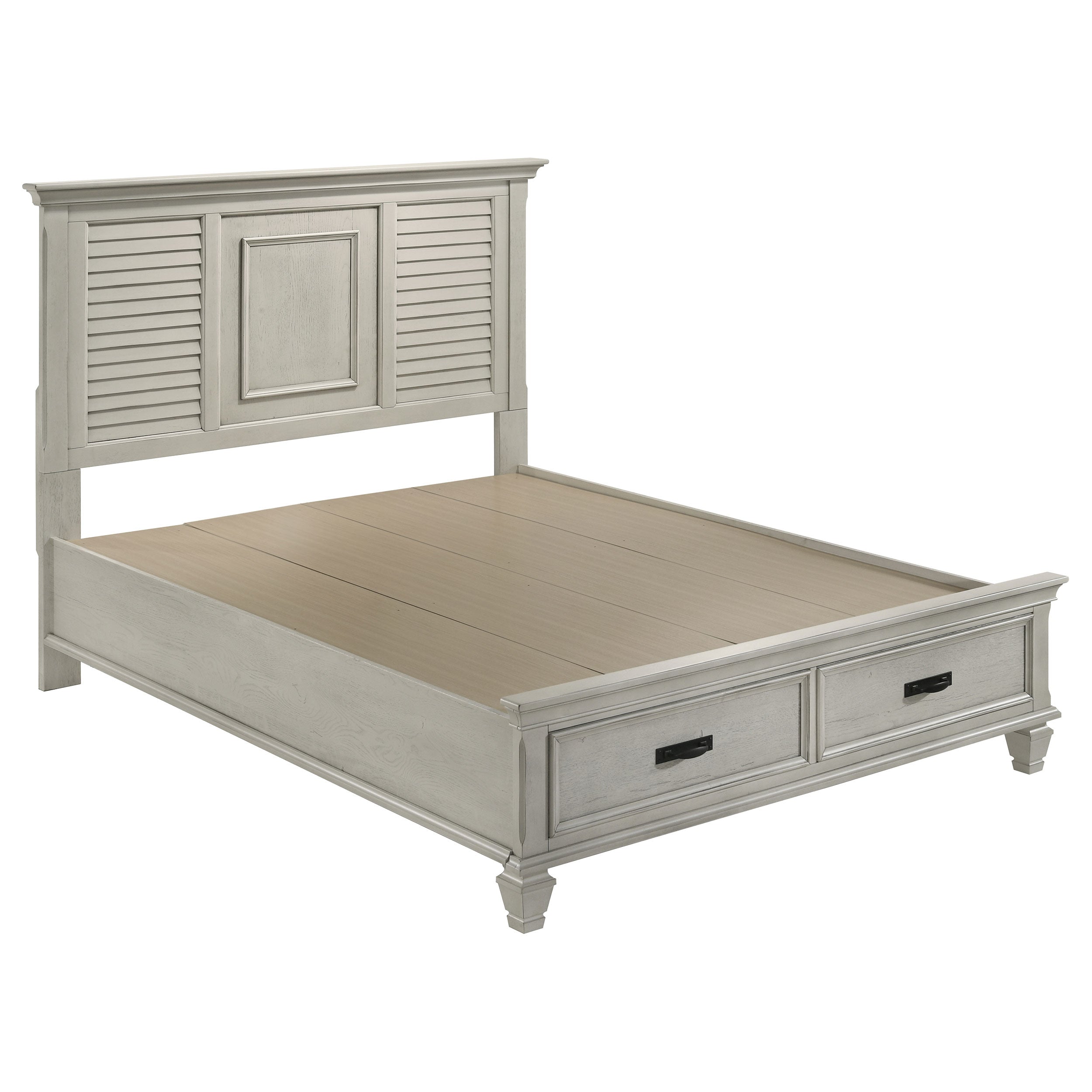 Cama de plataforma Franco con espacio de almacenamiento