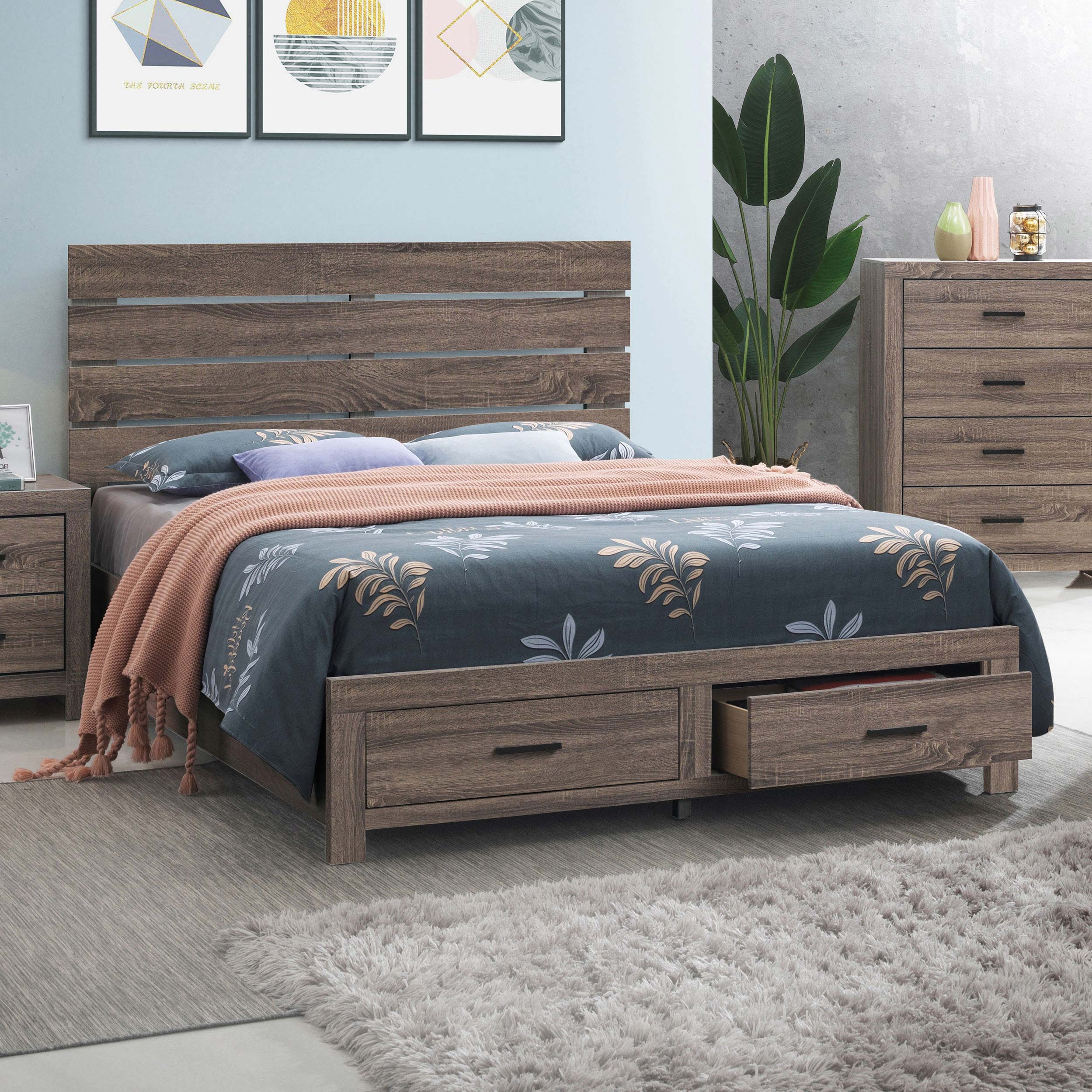 Cama de plataforma de almacenamiento Brantford Panel