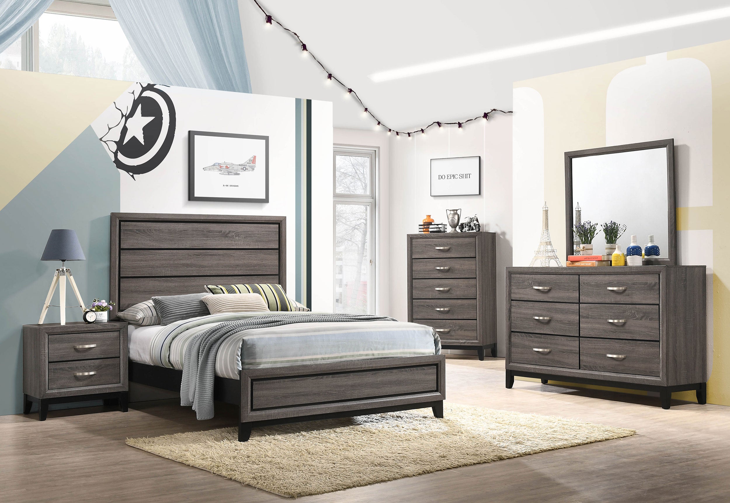 Watson Panel Bed