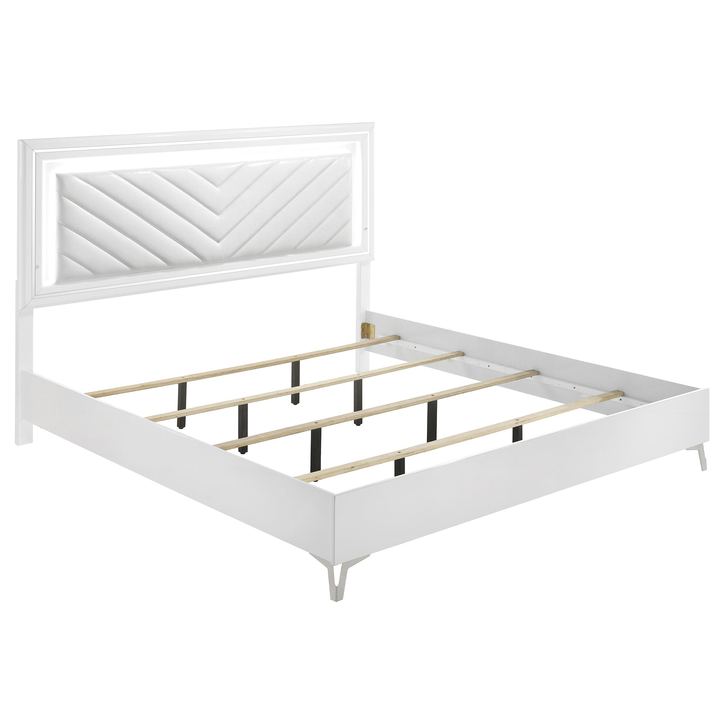 Cama con cabecero Cassia con iluminación LED