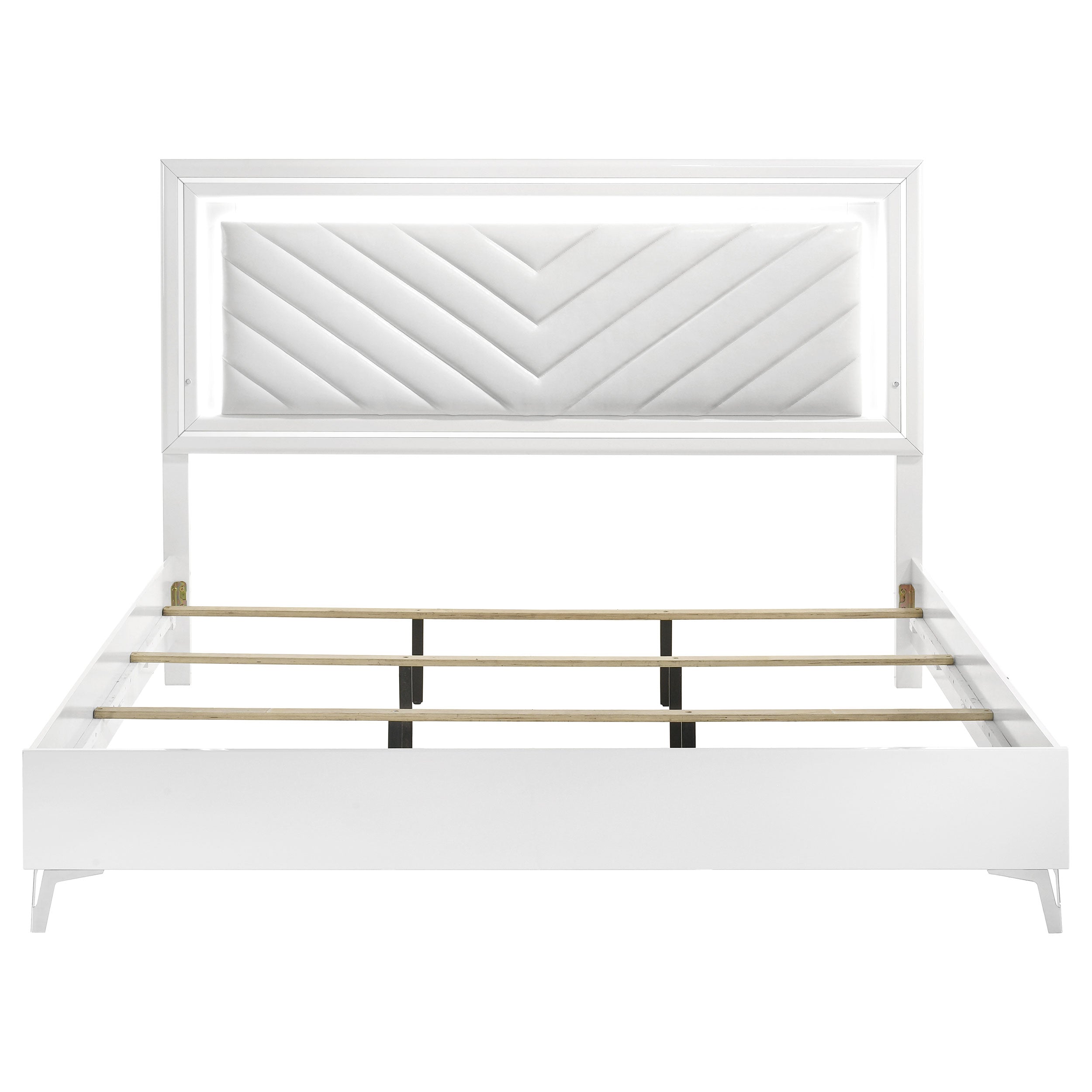 Cama con cabecero Cassia con iluminación LED