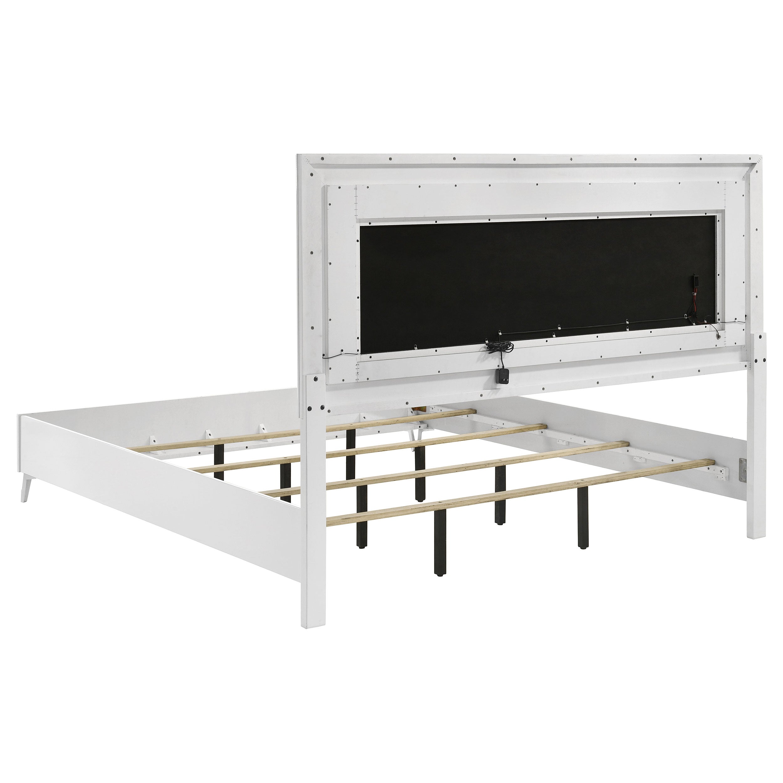 Cama con cabecero Cassia con iluminación LED