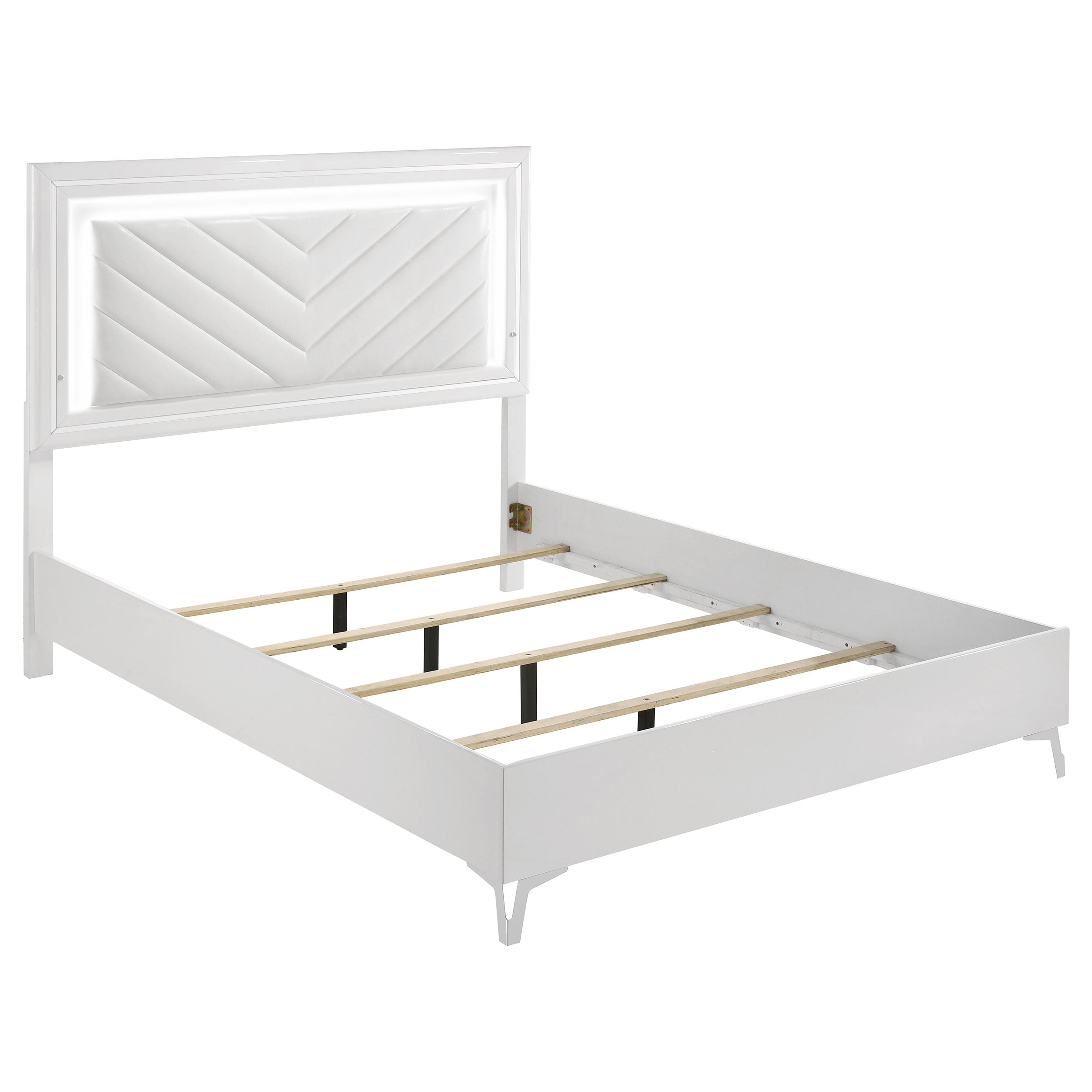 Cama con cabecero Cassia con iluminación LED