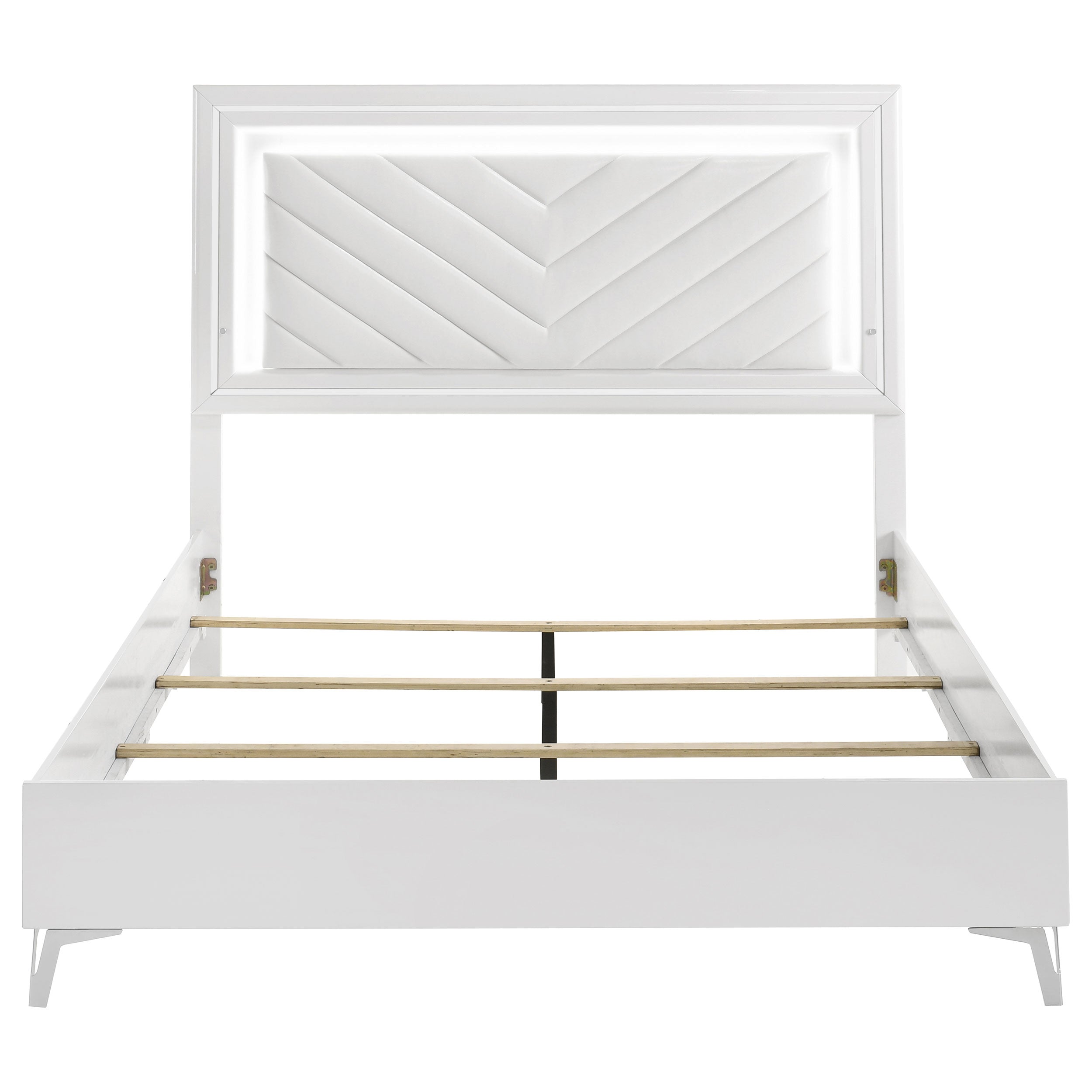 Cama con cabecero Cassia con iluminación LED