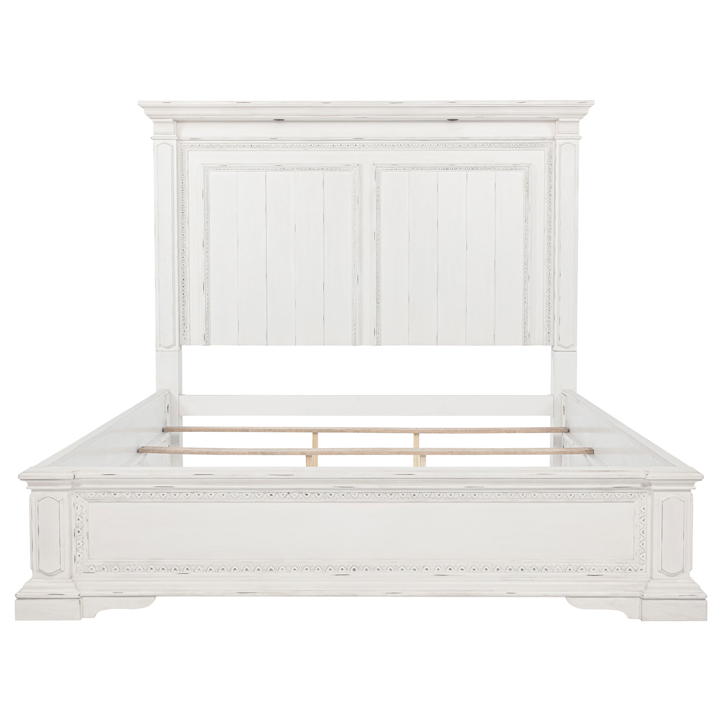 Cama McKinney con panel y luces LED