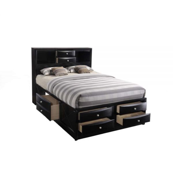 Ireland Full Bed Black