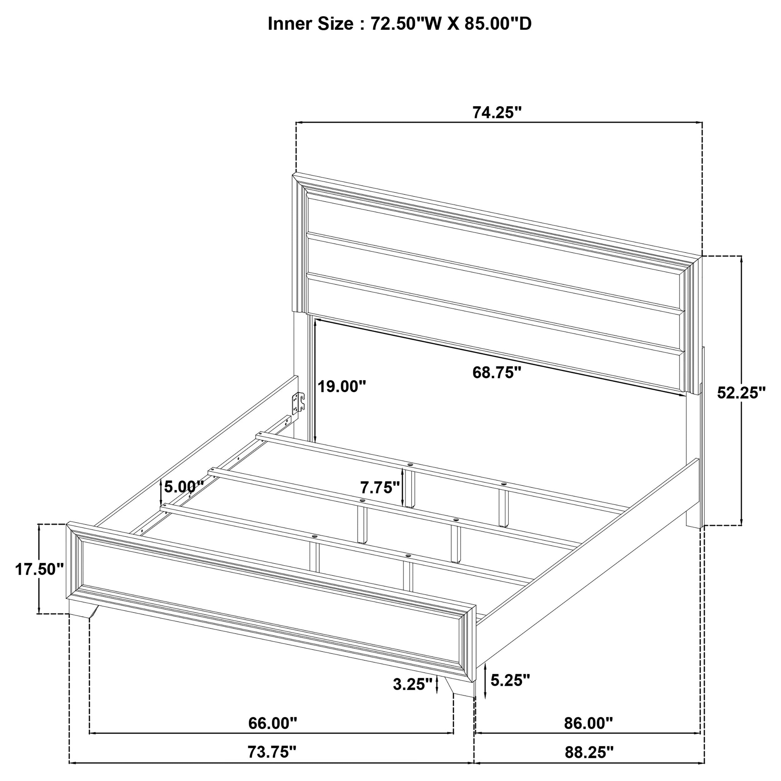 Wright Panel Bed