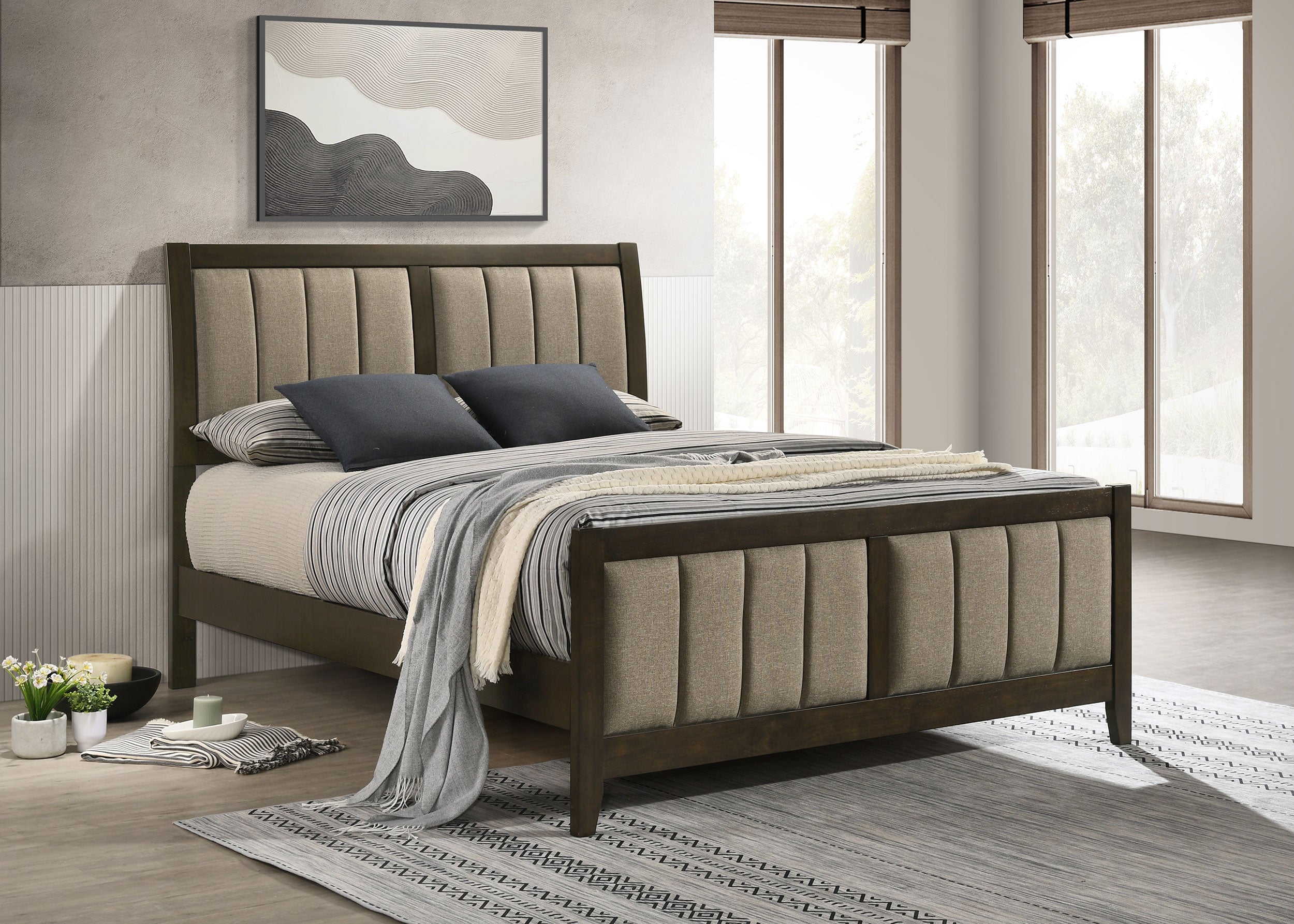 Cama con paneles Wilkes