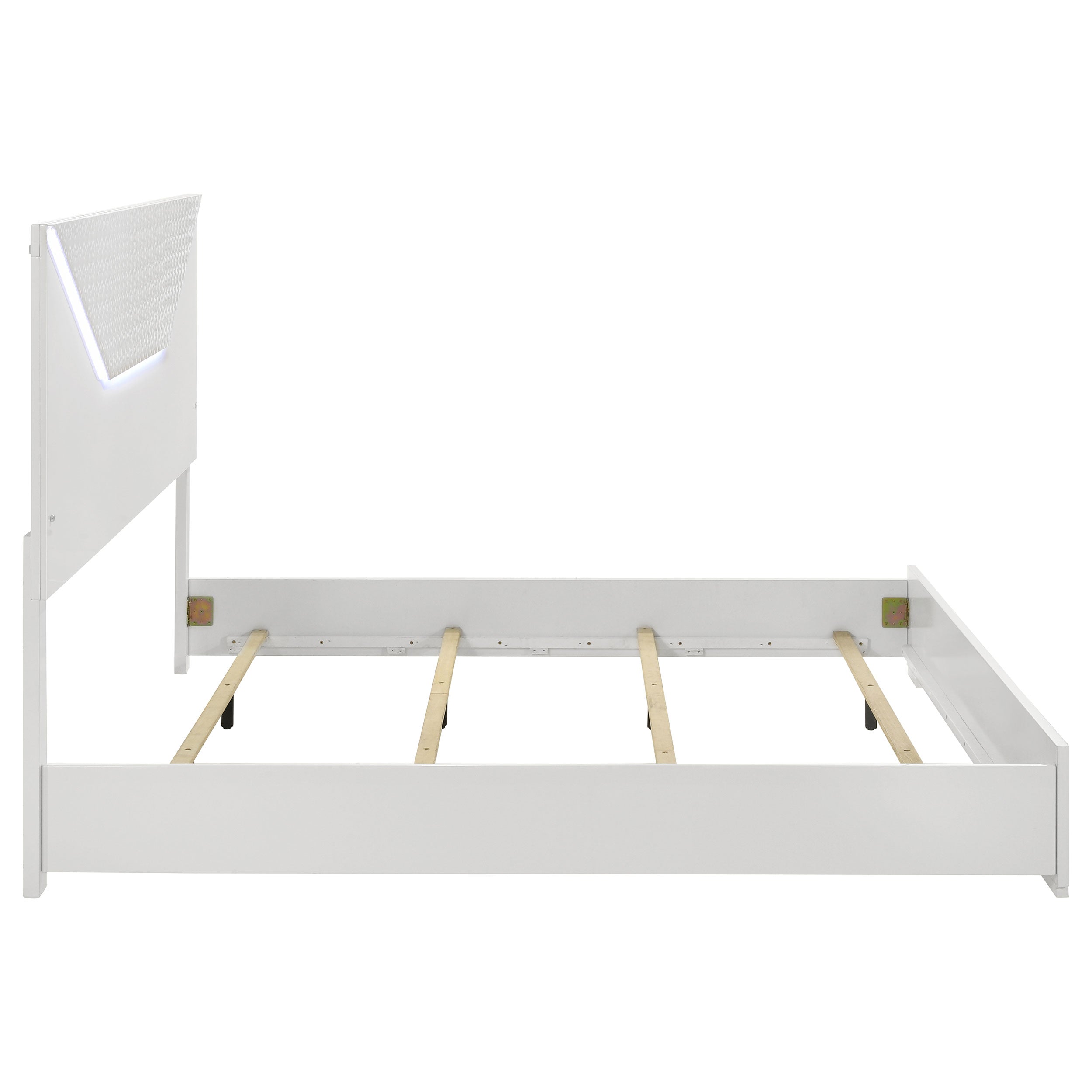 Cama panel Ives con iluminación LED