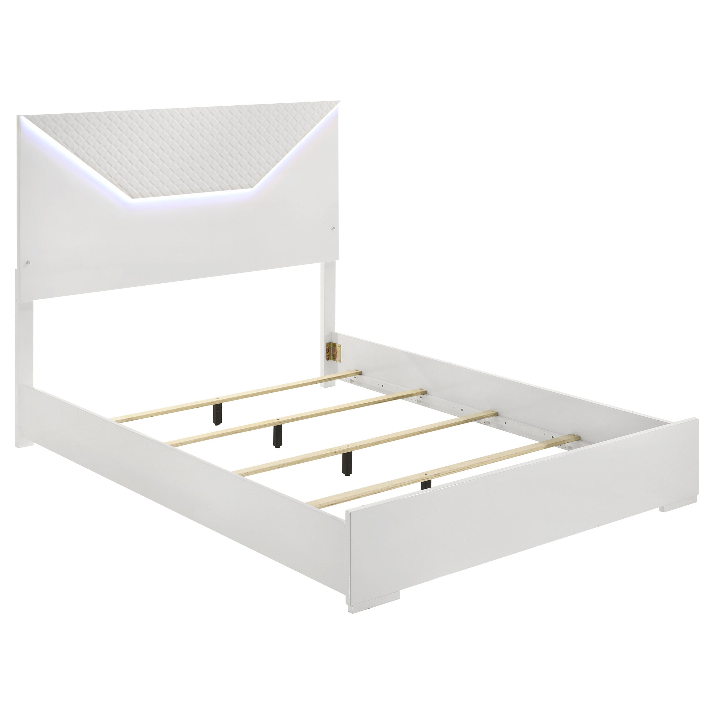 Cama panel Ives con iluminación LED