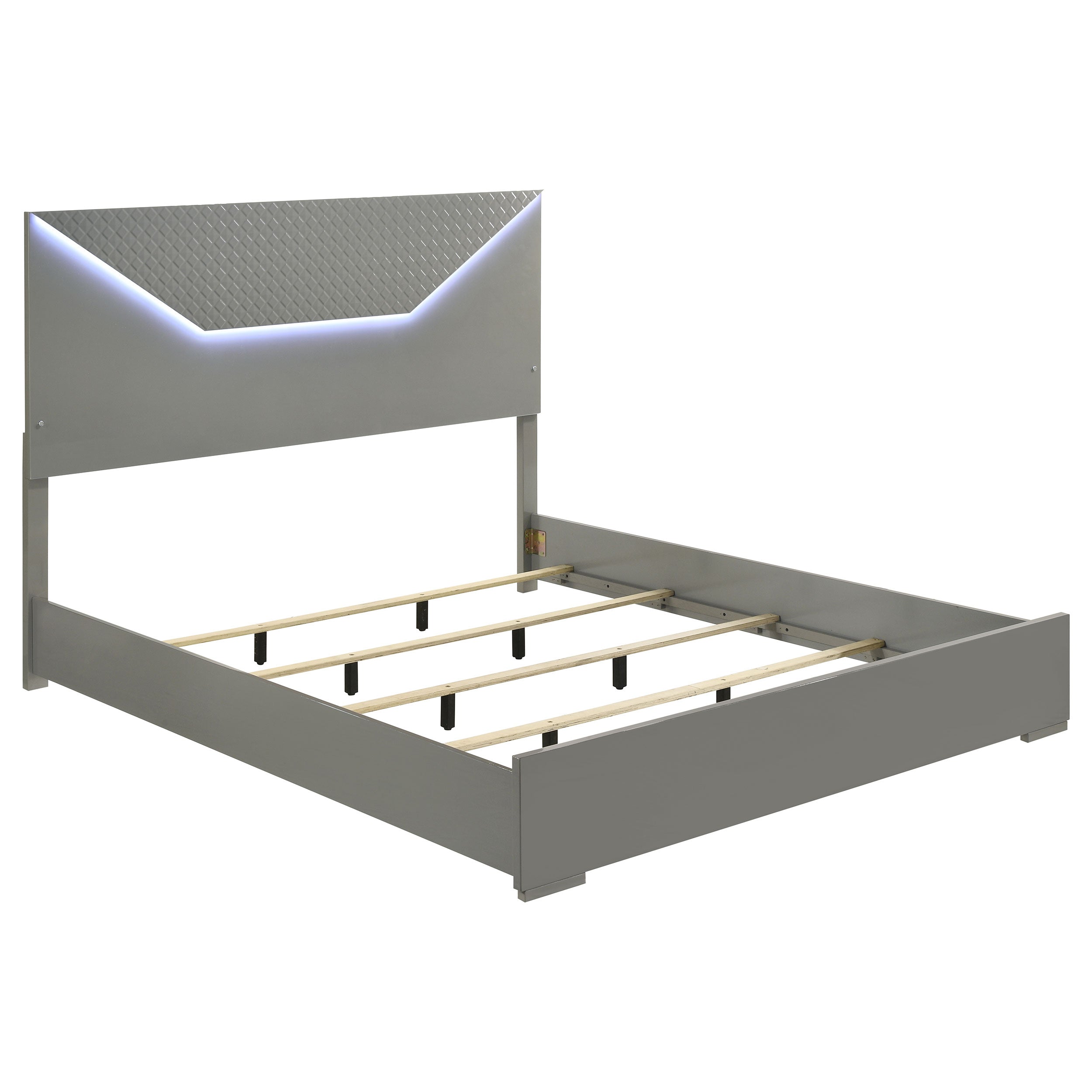 Cama panel Ives con iluminación LED