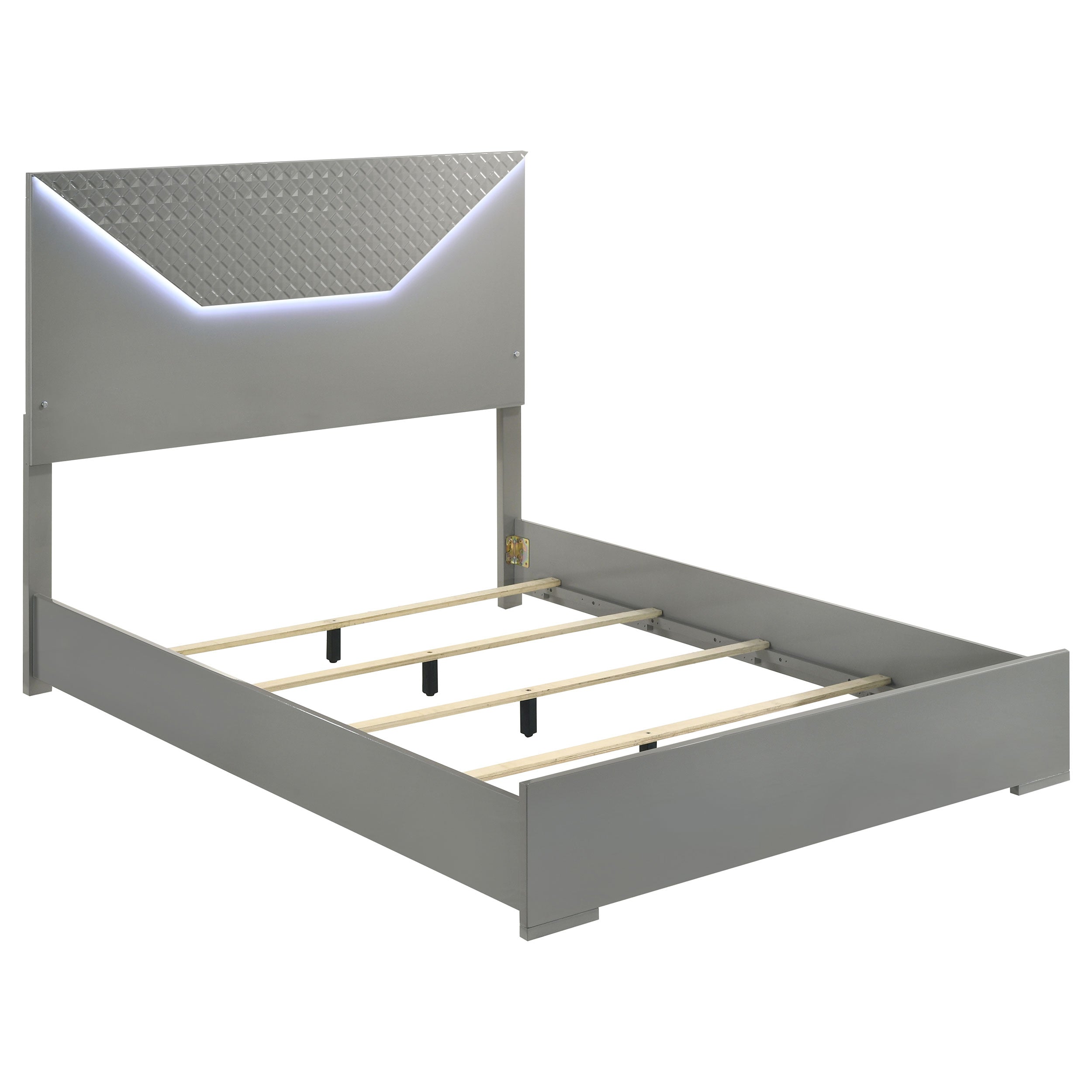 Cama panel Ives con iluminación LED
