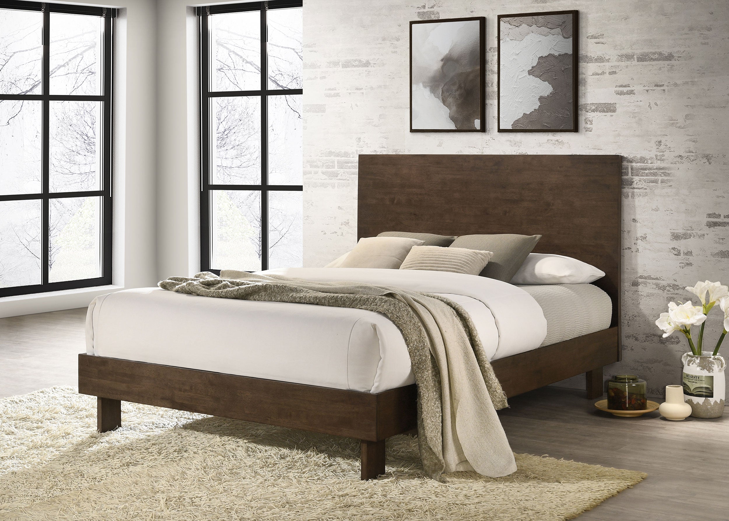 Cama con Plataforma Glenwood Panel
