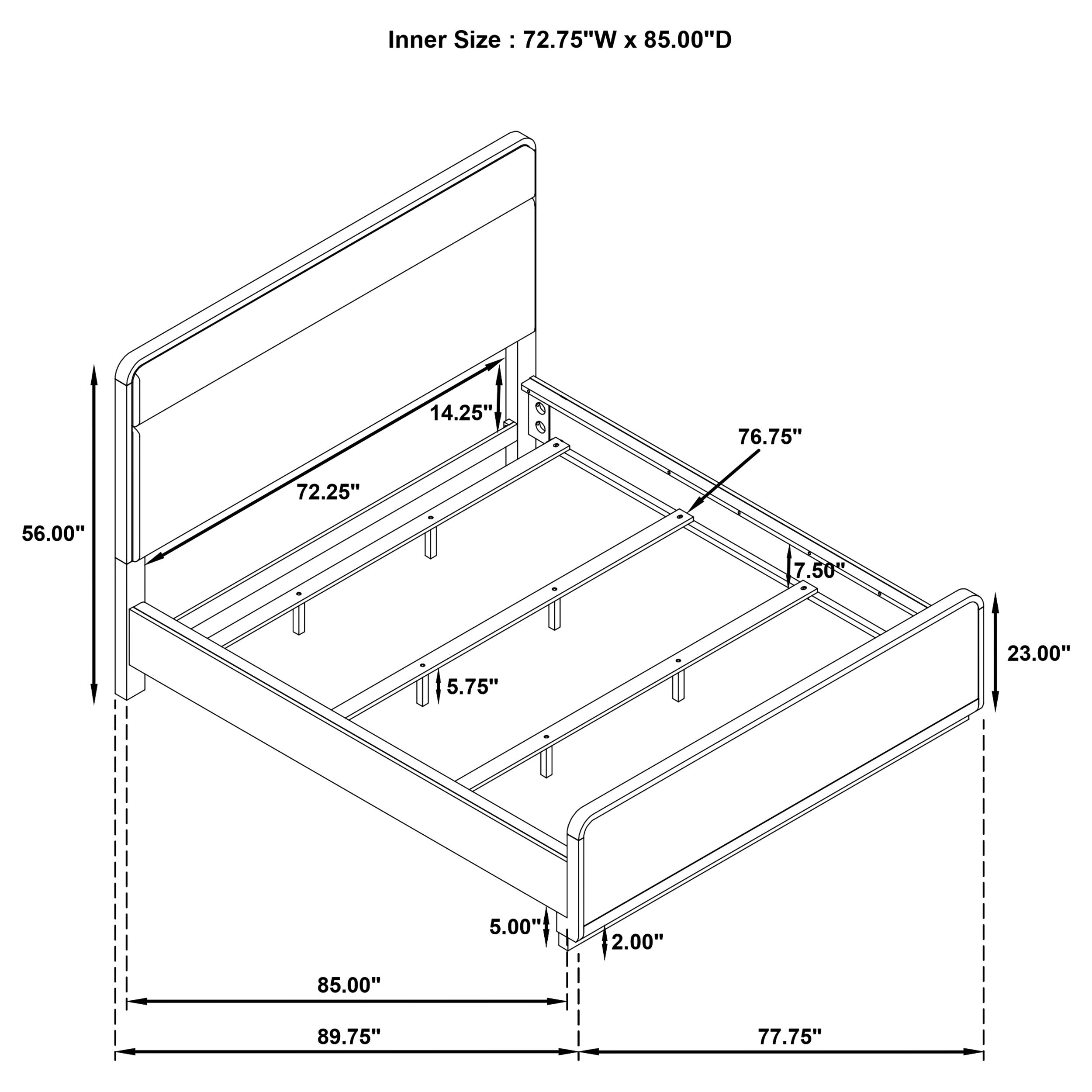 Ladera Panel Bed
