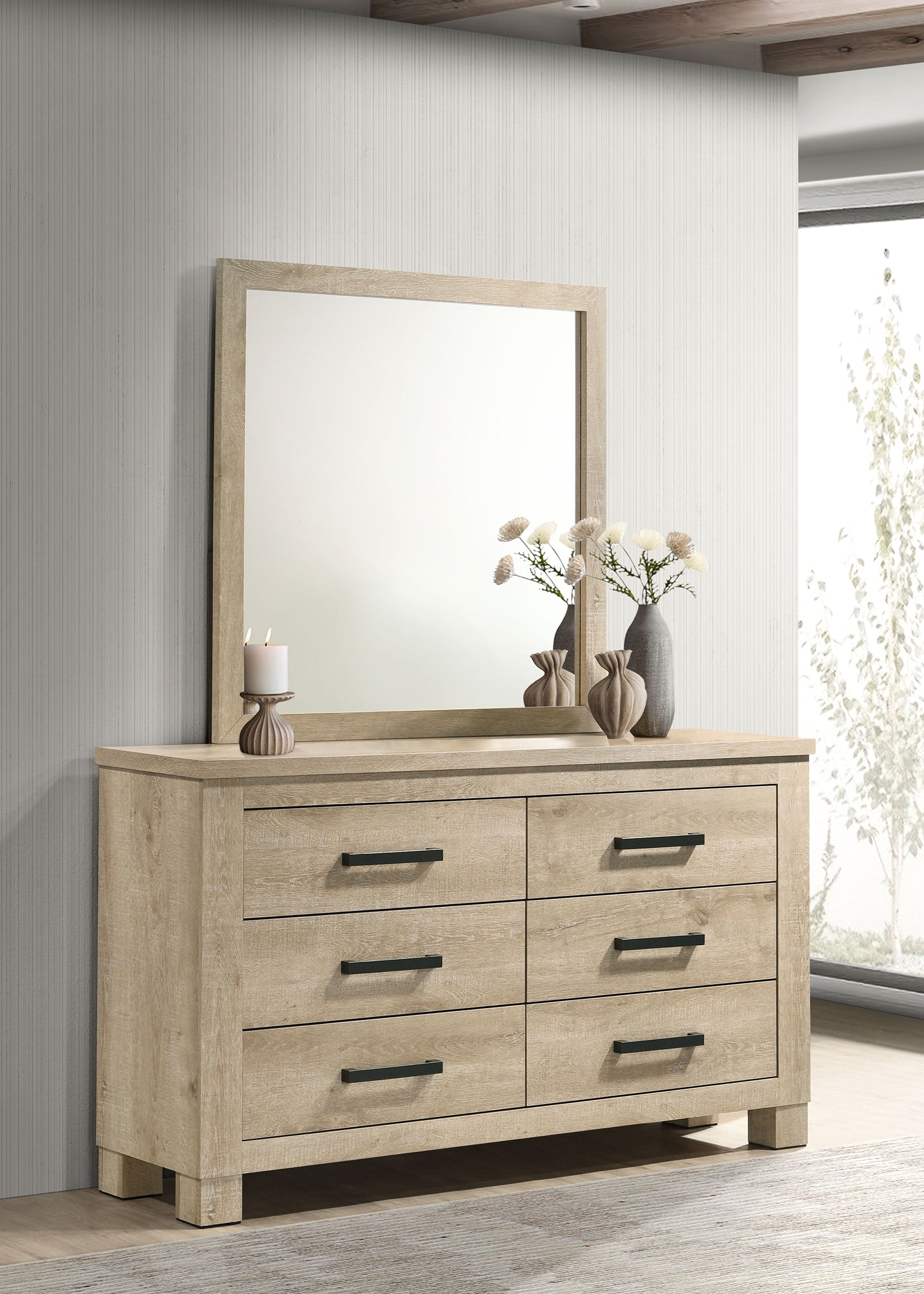 Oakglen Dresser with Mirror