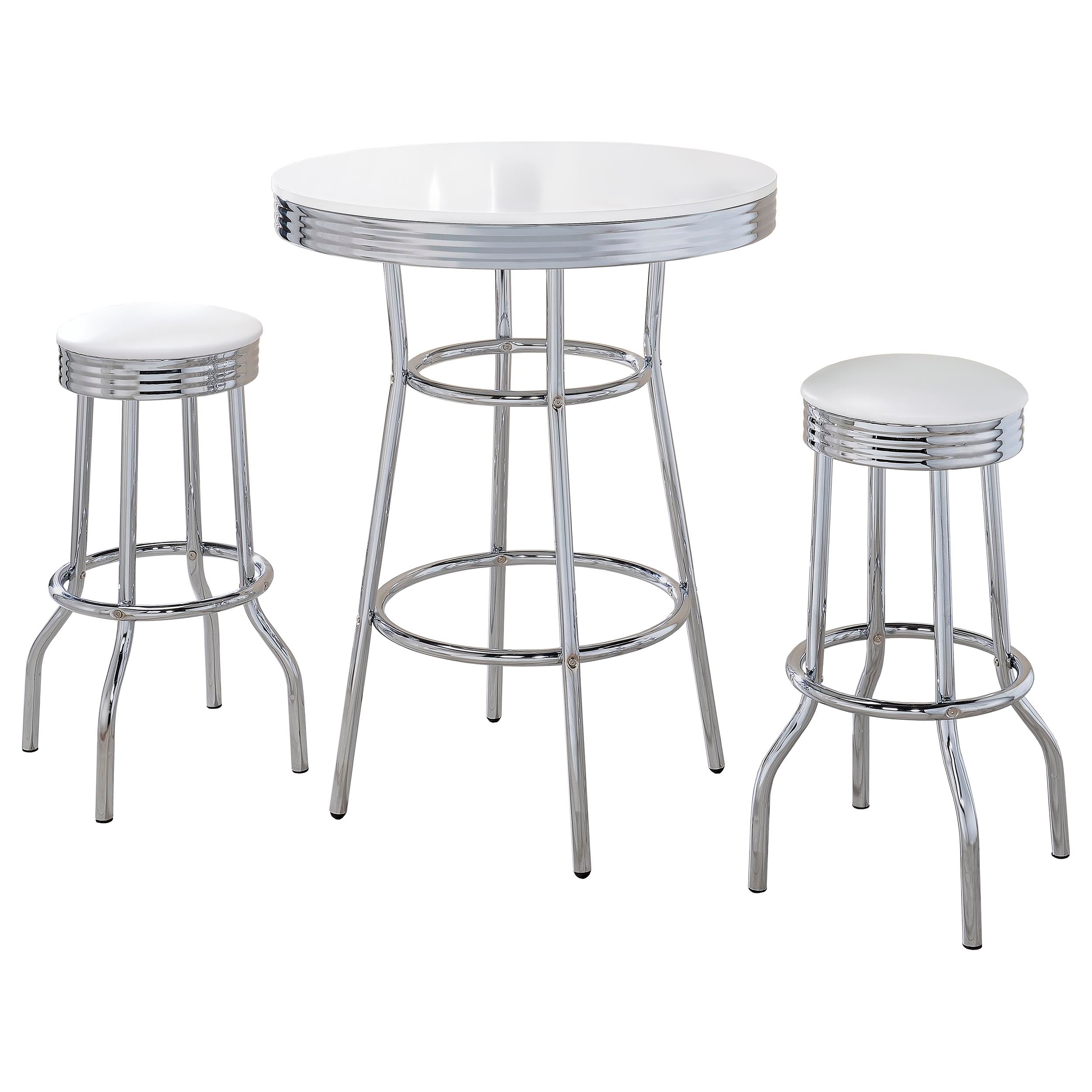 Juego de mesa de bar retro