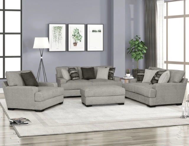 ARDENFOLD Sofá biplaza, beige y gris