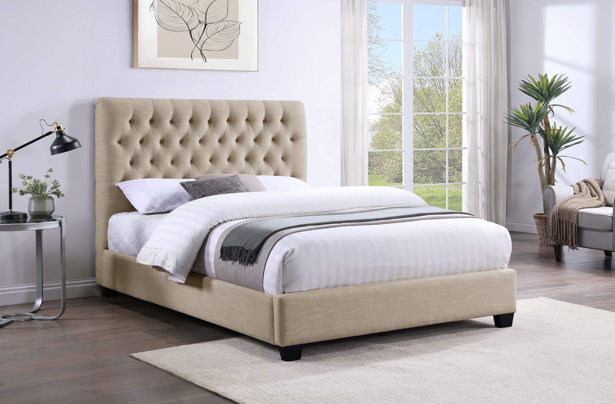 Cama Panel Chloe